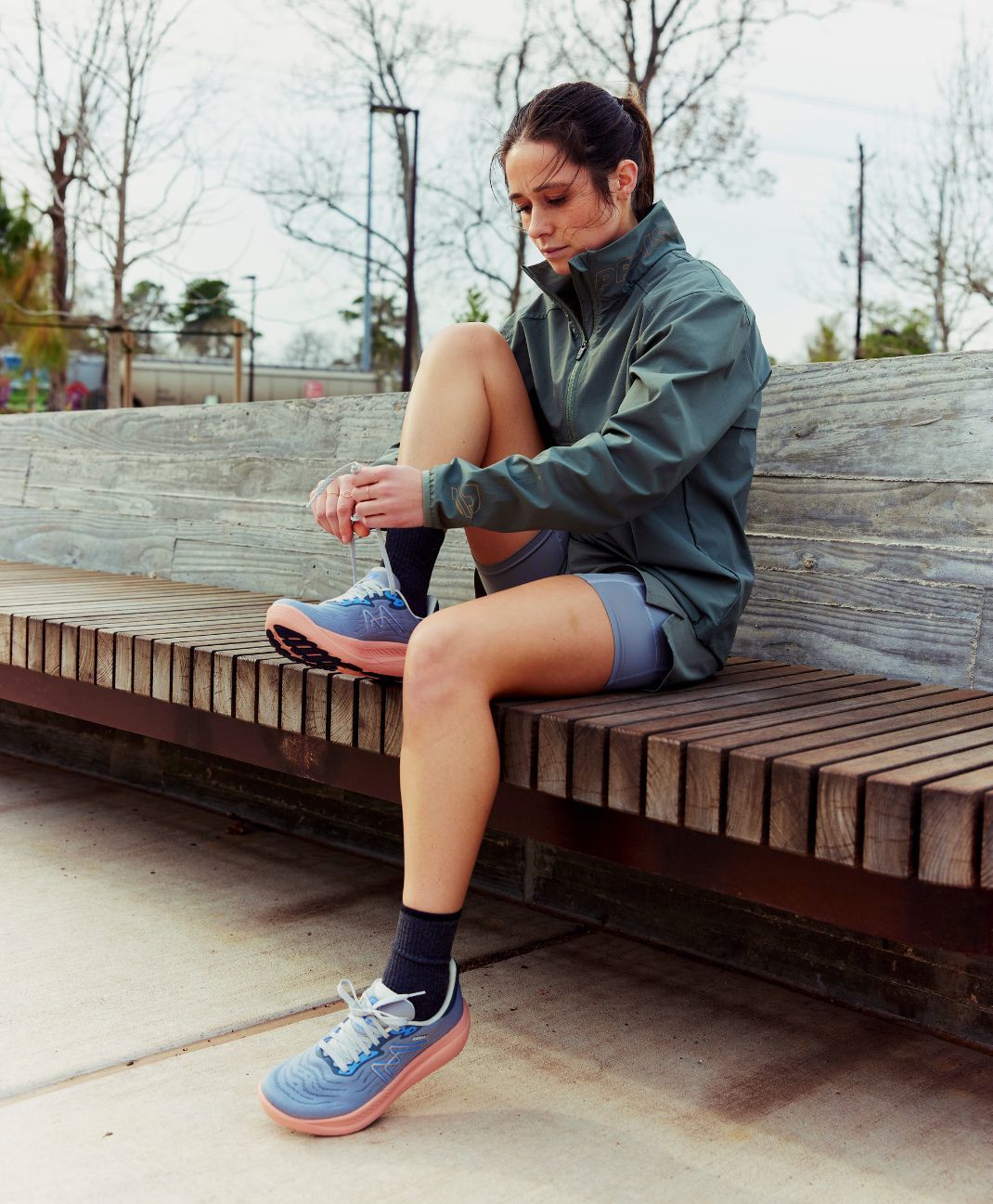 IKONI 3.0 Women's Running Shoes - Quarry/Pink Sand Color - Lightweight Cushioned Sneakers for Jogging, Gym Workouts & Everyday Comfort