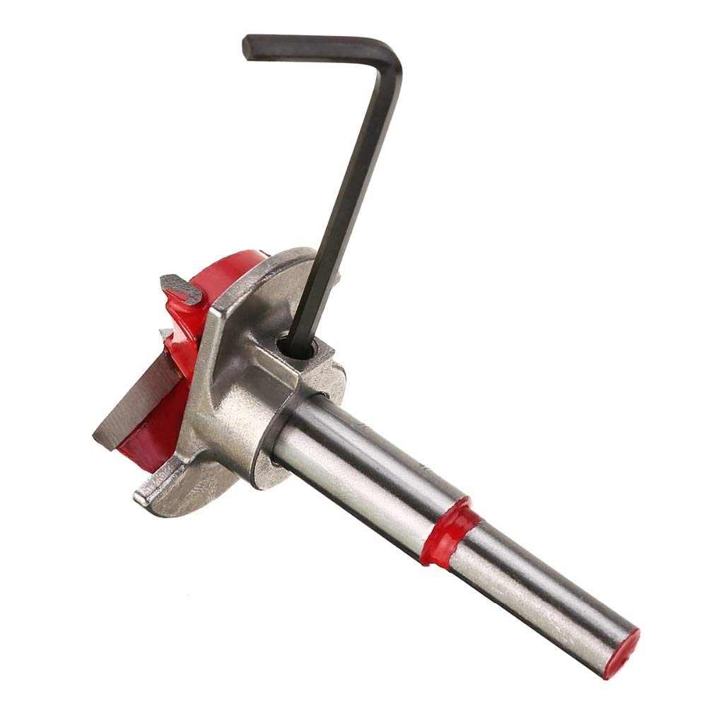 35mm Forstner Auger Drill Bit - Hex Shank Wood Cutter Hole Saw for Power Tools - Perfect for Woodworking, DIY Projects & Furniture Making