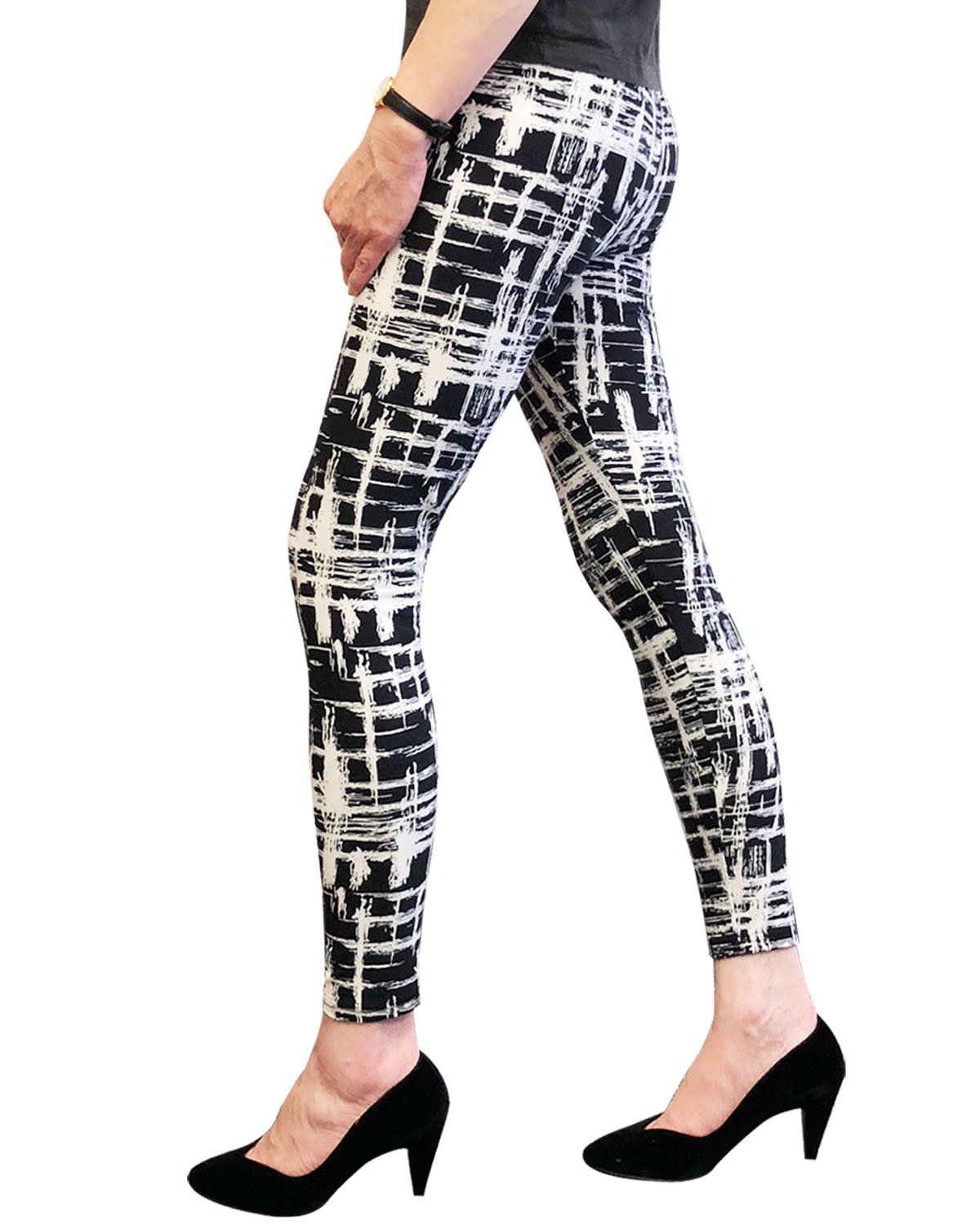 Wrapables® Women's Printed Leggings - Ultra Soft & Stretchy Yoga Pants for Workout, Running & Activewear | Perfect for Gym, Lounge & Everyday Wear