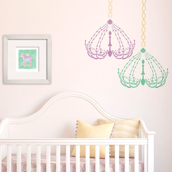 Bari J Stencil Dressing Room Chandelier - Elegant Vanity Lighting for Bedroom, Boudoir & Walk-in Closet Decor