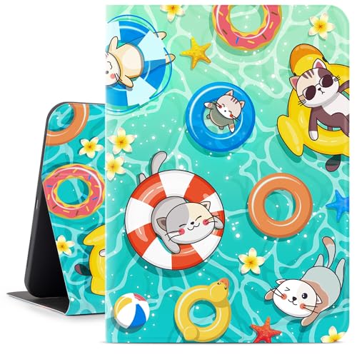Cats Swimming under the Sun