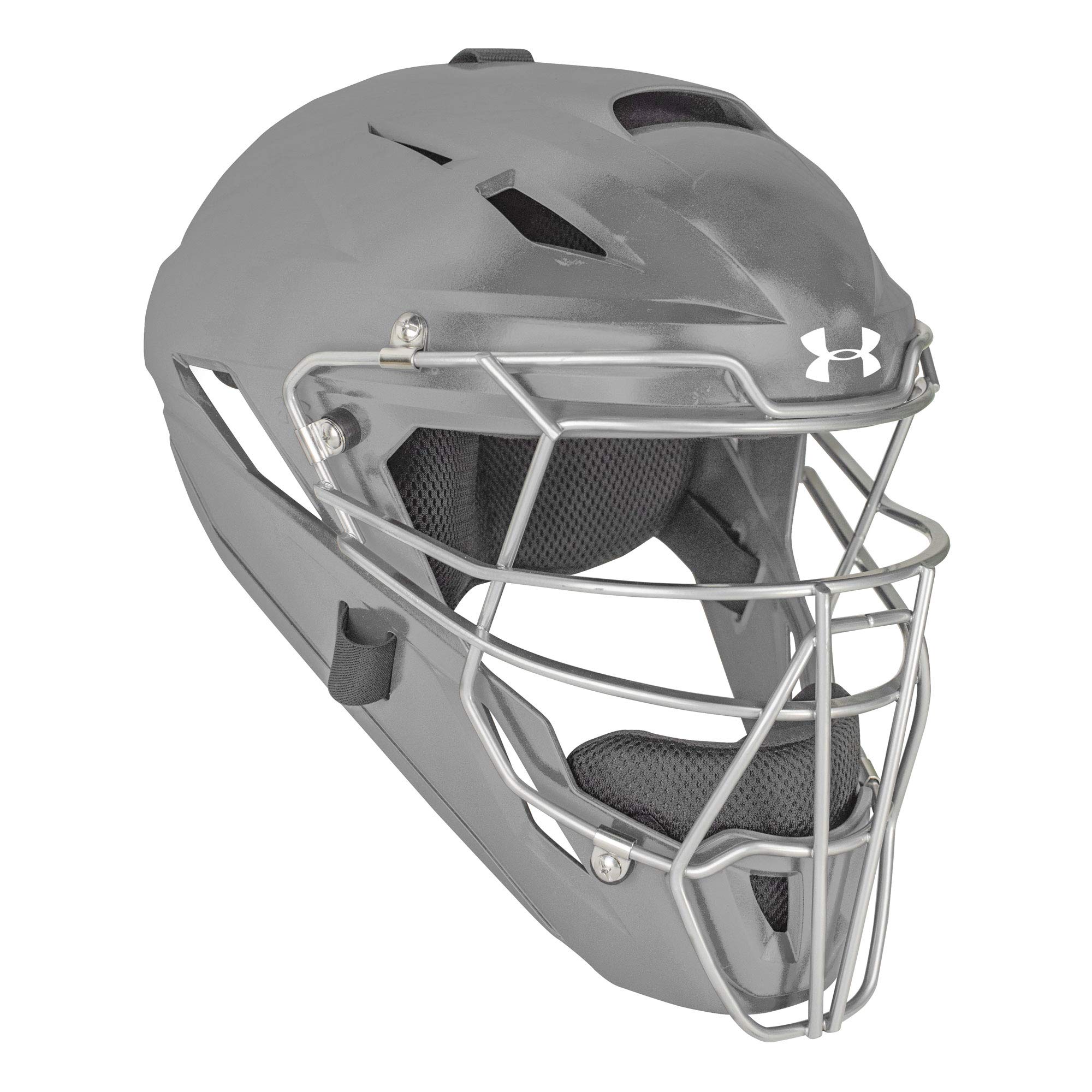 Under Armour UAHG3A-MGPH Adult Baseball Catching Mask - Solid Matte GPH for Baseball Catchers & Softball Players - Protective Face Gear for Training & Games