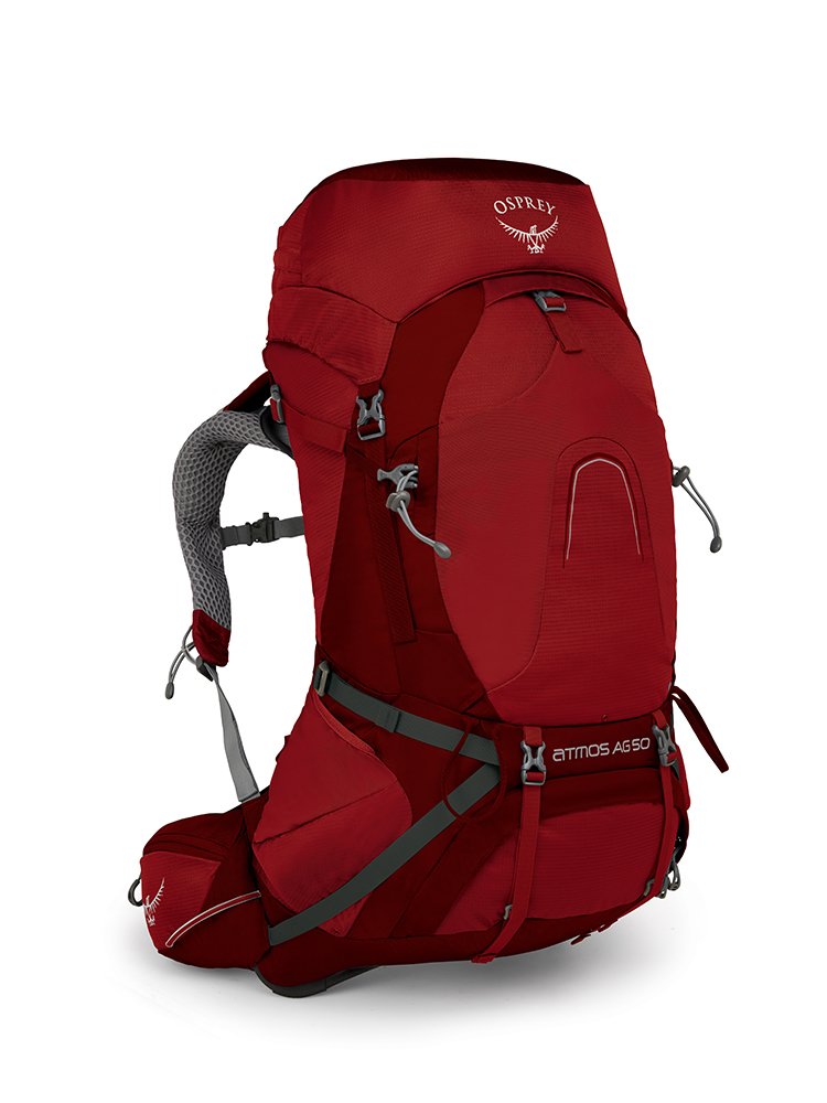 Osprey Atmos AG 50 Men's Hiking Backpack - Lightweight & Comfortable for Backpacking, Travel & Outdoor Adventures
