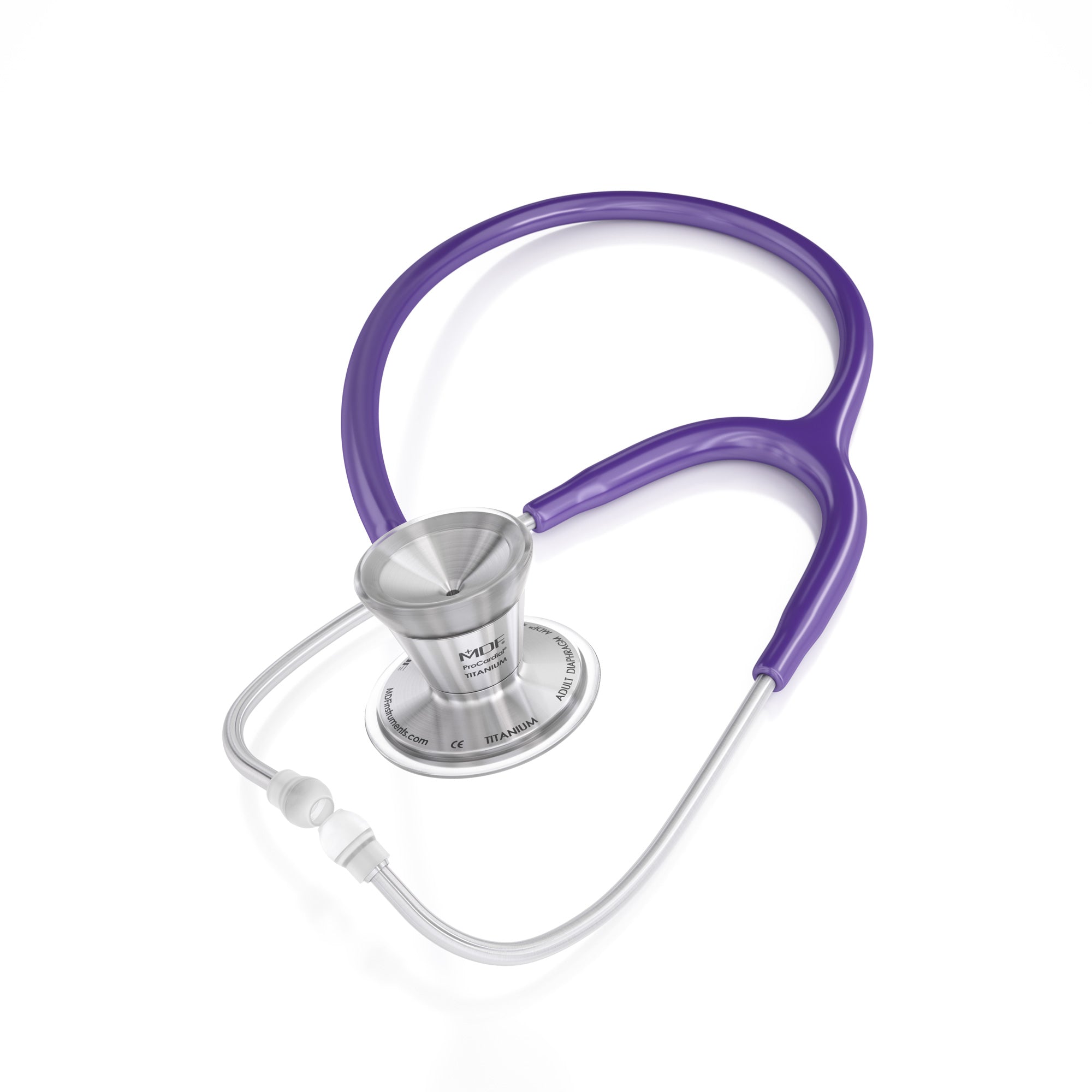 ProCardial® Titanium Cardiology Stethoscope - Purple - Premium Medical Stethoscope for Doctors, Nurses & Healthcare Professionals - Ideal for Cardiac Exams, Patient Monitoring & Clinical Use