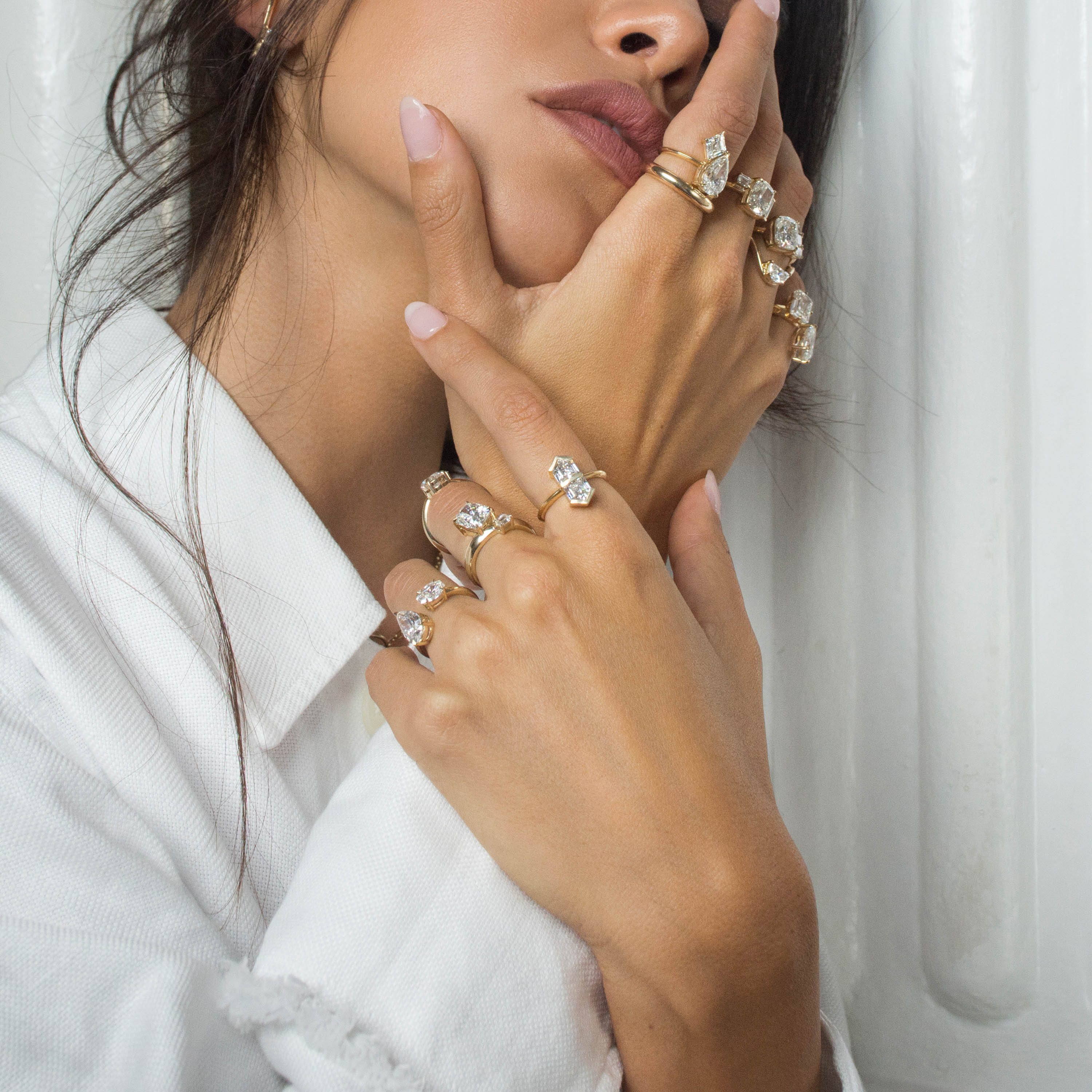 Double Epaulette Ring - Elegant Vintage Style Jewelry for Women - Perfect for Weddings, Parties & Everyday Wear