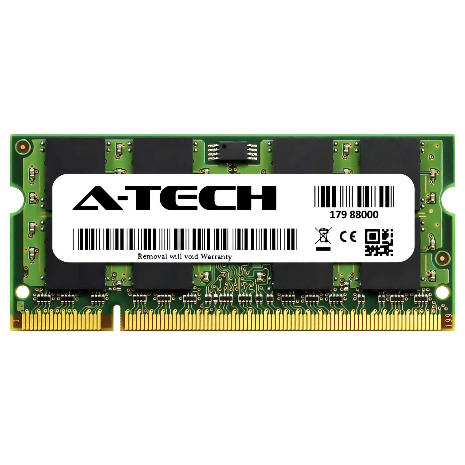 A-Tech 8GB RAM Kit (2 x 4GB) DDR2 SO-DIMM 800MHz PC2-6400 for Dell Studio 1537/1555/1737 Laptops - Memory Upgrade for Faster Performance in Gaming, Multitasking & Productivity