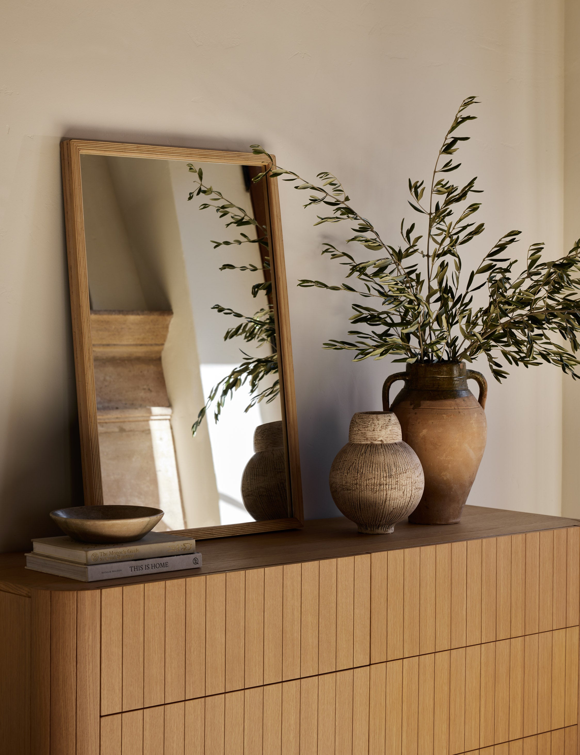 Cayson Wall Mirror - Full Length Floor Mirror with Adjustable Tilt, 36x60 Inches, Modern Frameless Design for Bedroom, Living Room, Entryway, and Dressing Area | Shatter-Resistant & Easy to Hang