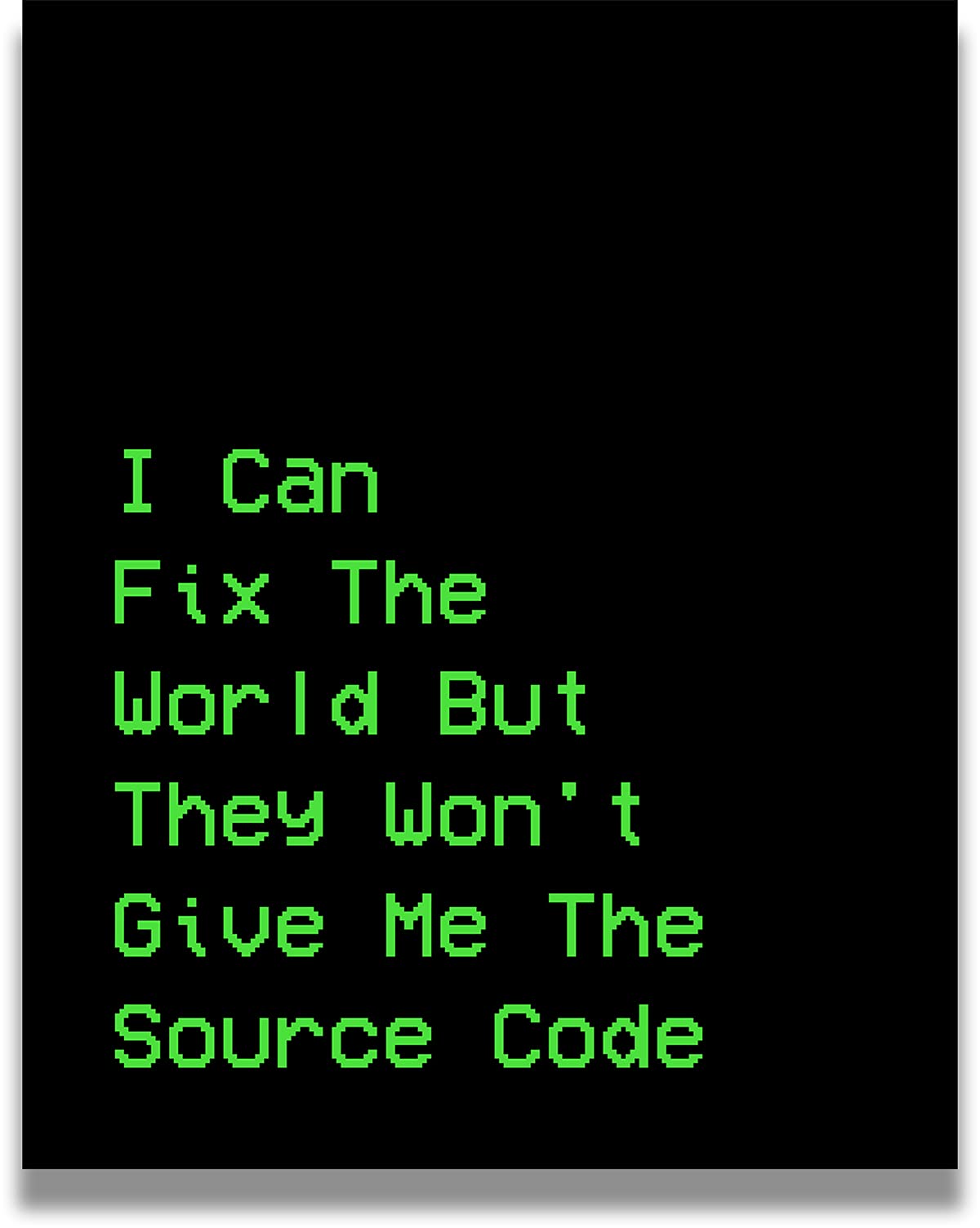 Computer Technology Poster - Geek Wall Decor for Programmers & Coders | Coding Wall Art Print or Canvas | Perfect Gift for Tech Nerds & Computer Geeks | 32x40 Unframed Poster | Ideal for Office, Study Room & Gaming Setup