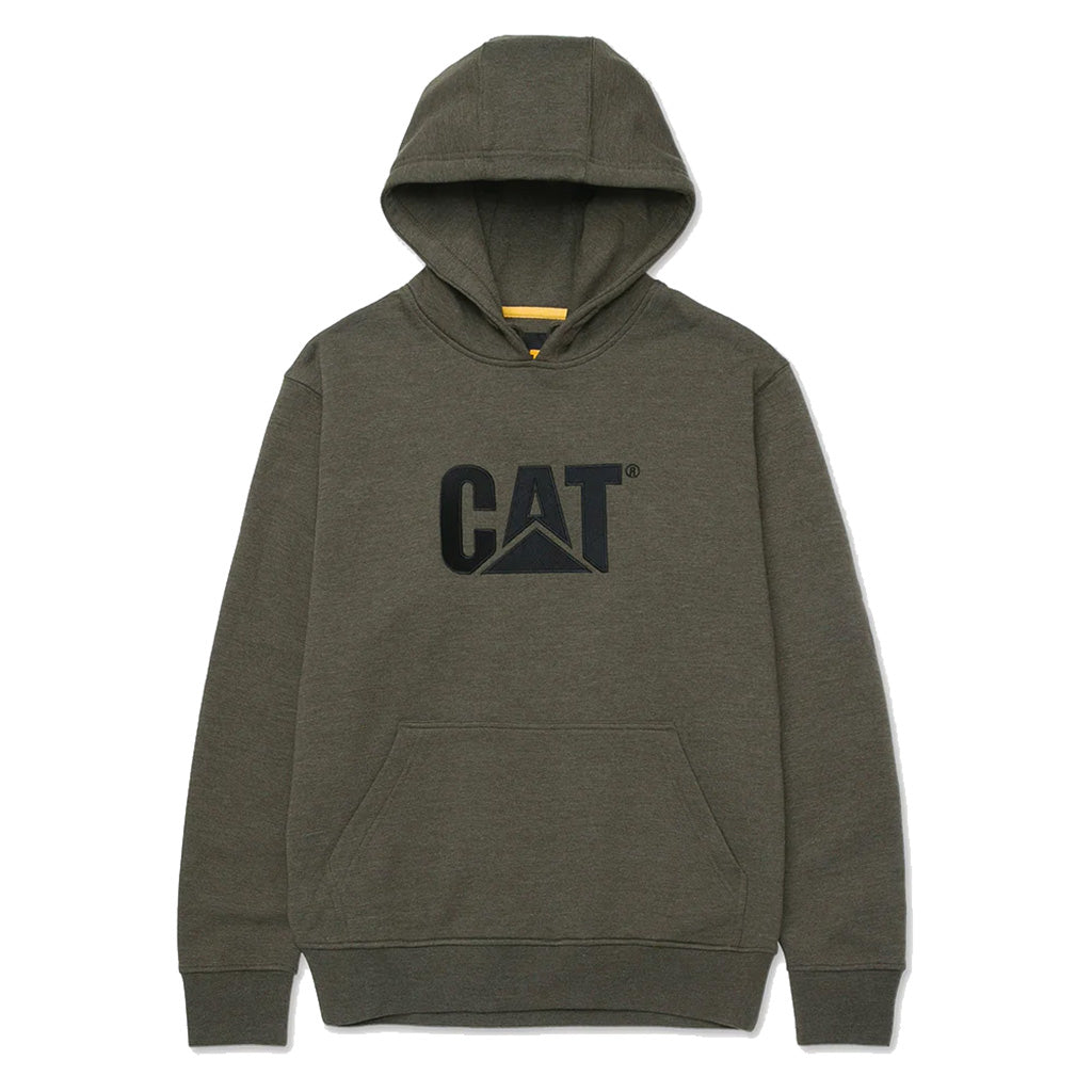 Men's CAT Logo Pullover Hoodie - Comfortable & Stylish Fleece Sweatshirt for Work, Outdoor & Casual Wear
