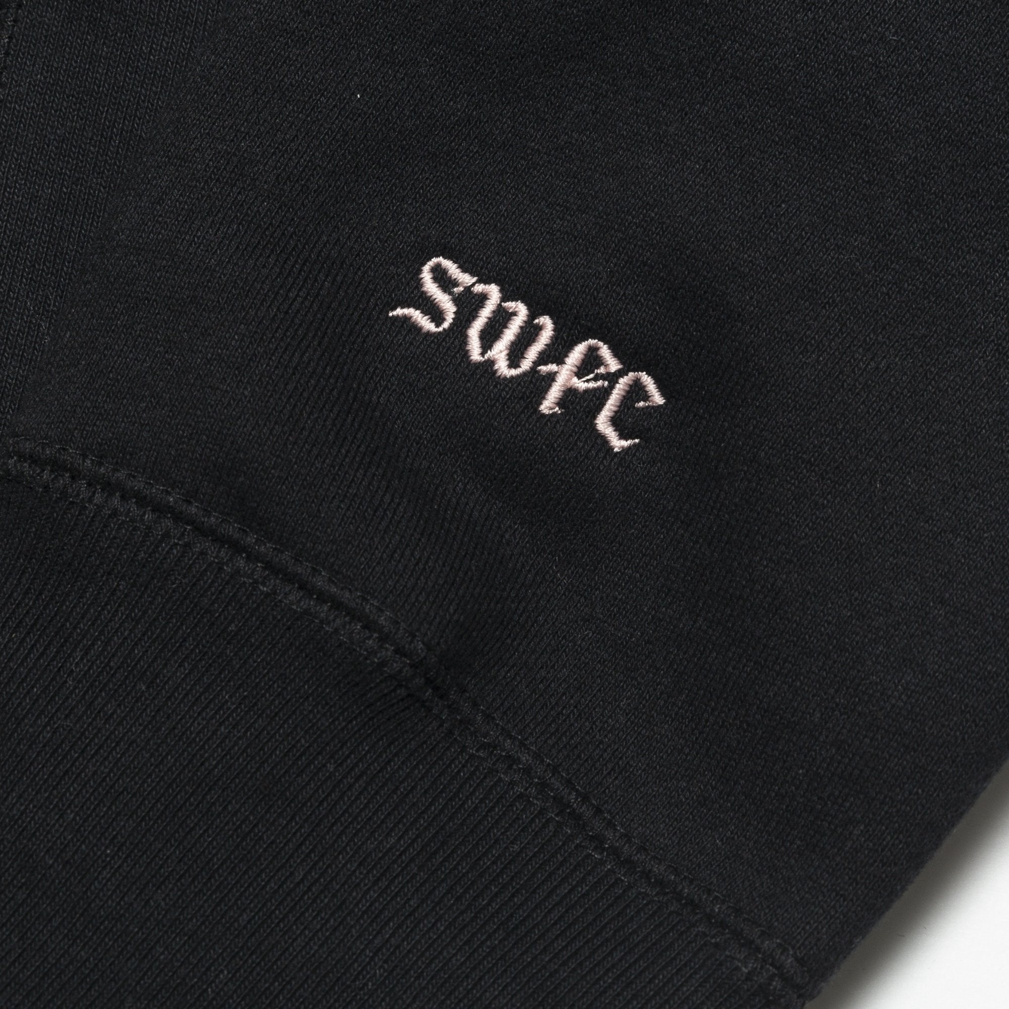 Chrystie NYC x Soho Warriors SWFC Twisted Logo Crewneck Sweatshirt - Black | Streetwear Fashion for Urban Style & Casual Wear