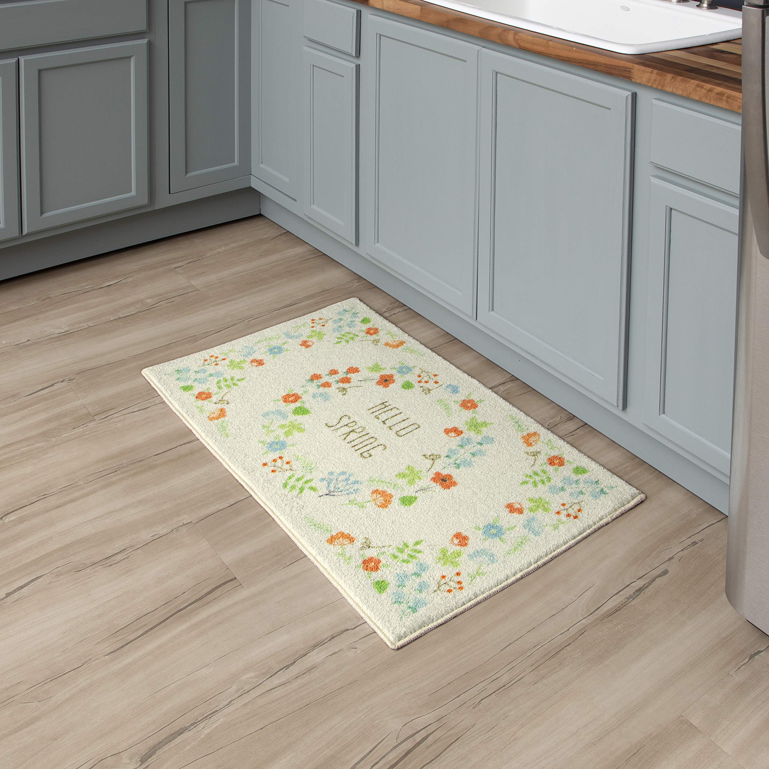 Mohawk Home Machine Washable Spring Kitchen Rug - Floral Design, 2' x 3'4