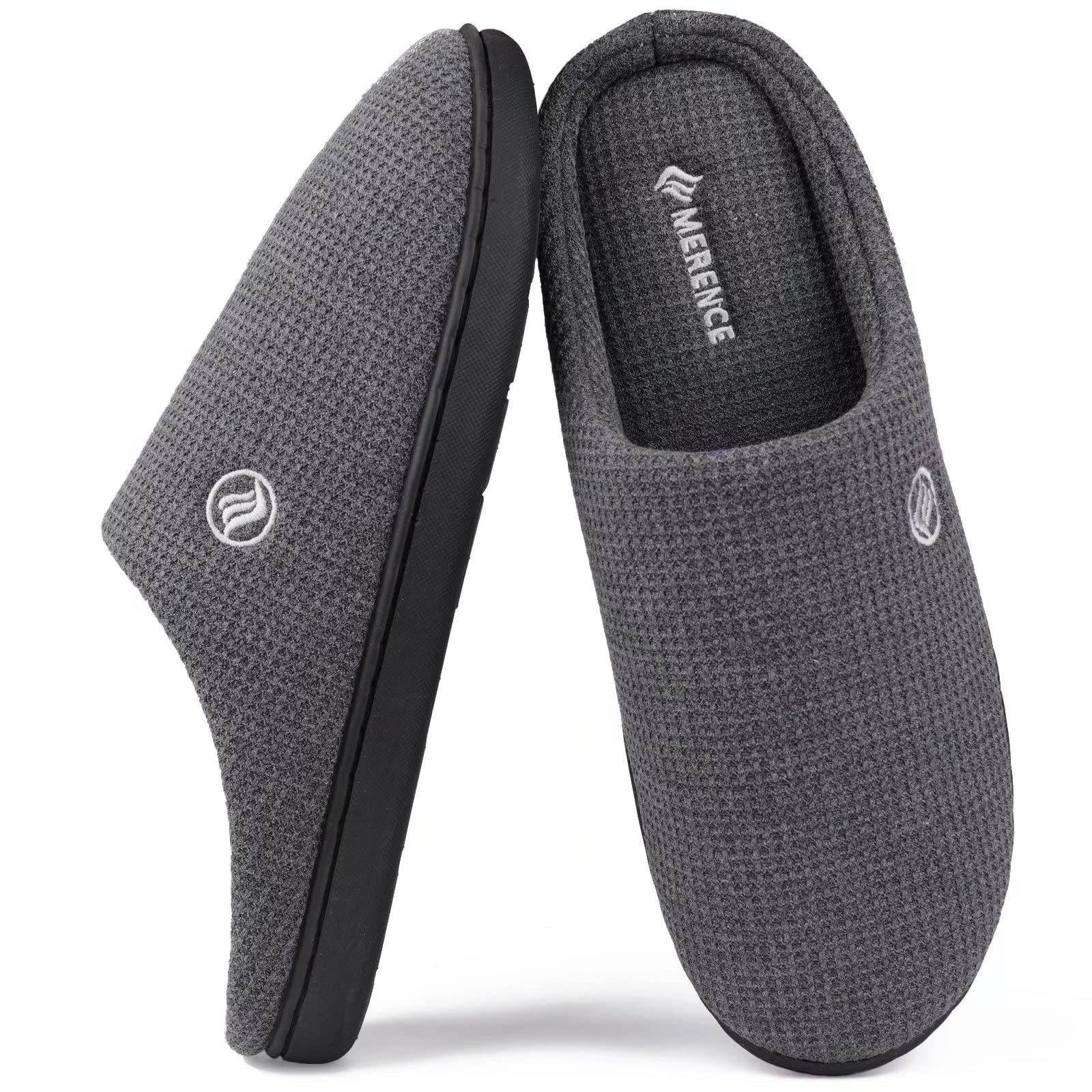 CIOR Allcozy Memory Foam Slippers for Men & Women - Lightweight Non-Slip Indoor/Outdoor House Shoes - Perfect for Home, Office & Travel Comfort