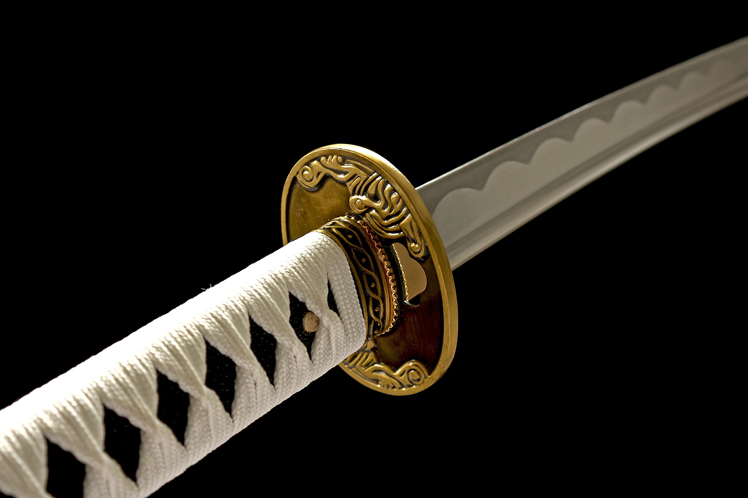 Handmade Full Tang Vergil Yamato Sword - Anime Katana Replica for Cosplay - 1045 Carbon Steel, High Manganese Steel or T10 Clay-Tempered Blade - Perfect for Game Collectors, Anime Fans & Martial Arts Training