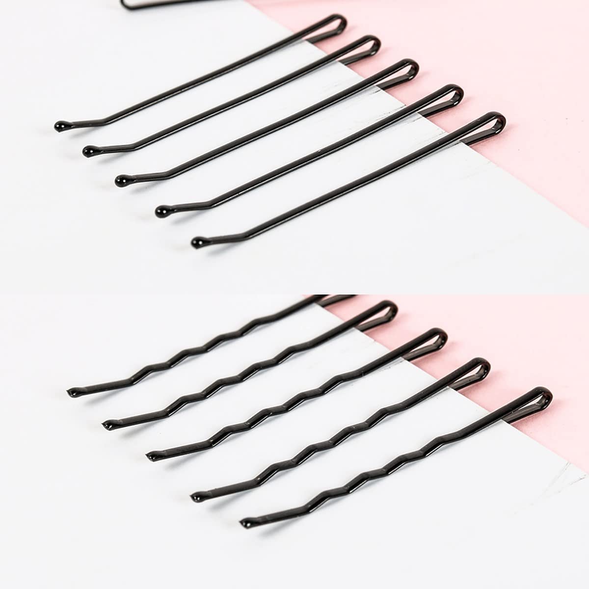 Premium Bobby Hair Pins 100pcs with Box - Hair Styling Clips for Salon & Home Use