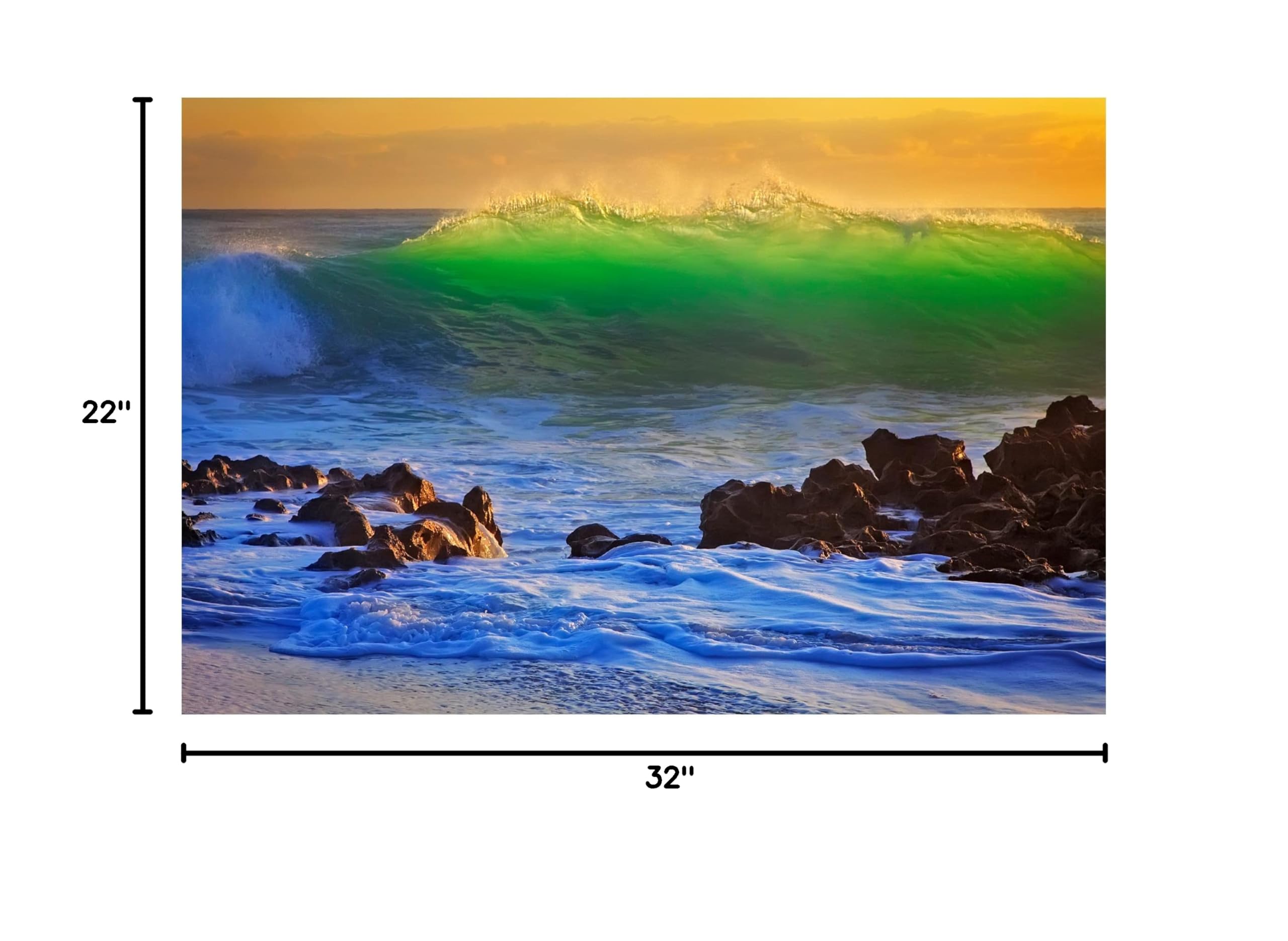 Patrick Zephyr 'Backlit' Canvas Wall Art Print - Modern Home Decor for Living Room, Bedroom & Office - Trademark Fine Art Collection