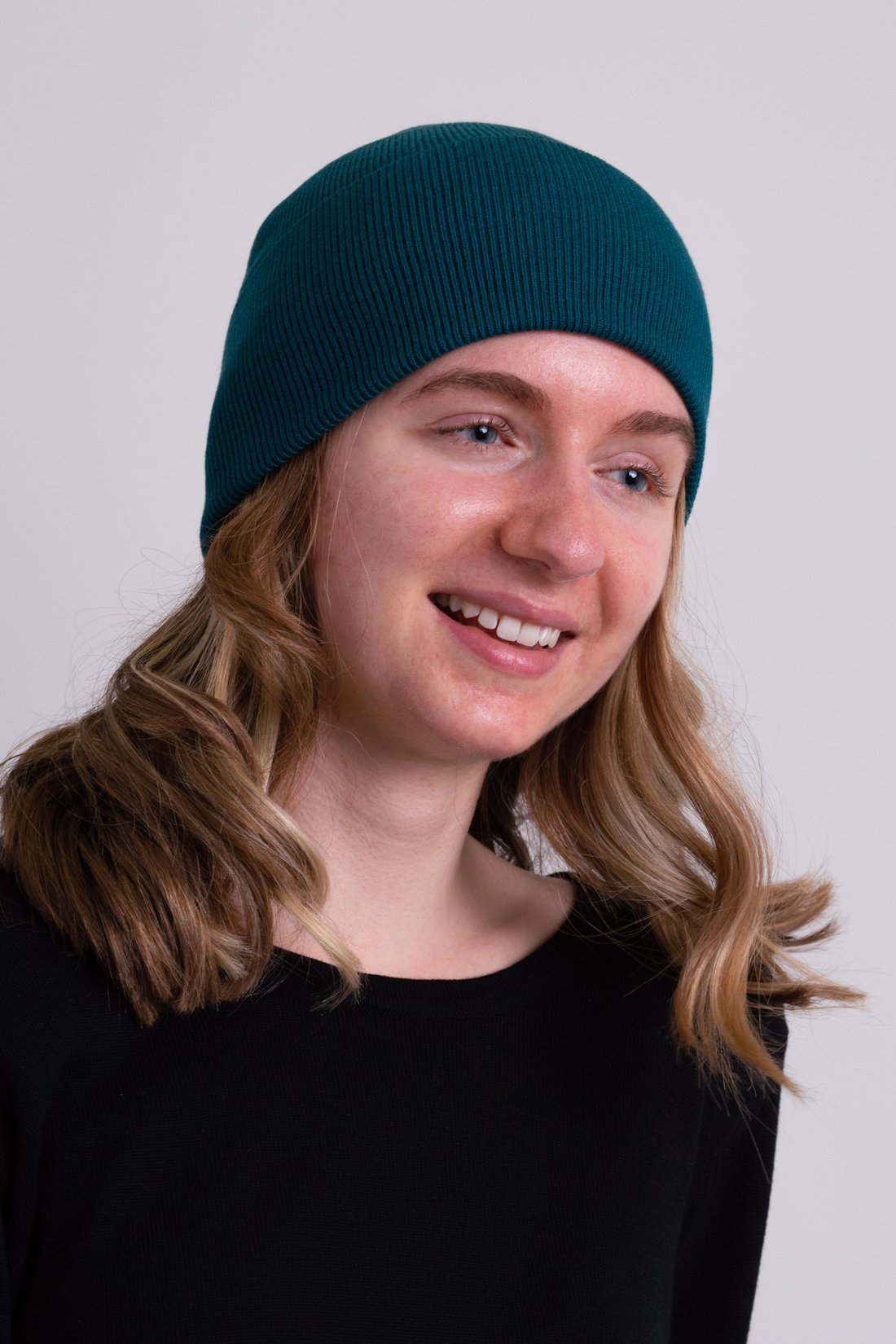 Soft & Warm Teal Knit Beanie - Eco-Friendly Bamboo Cotton Blend for Men & Women - Perfect for Winter, Outdoor Activities & Casual Fashion