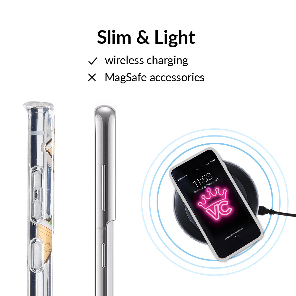 Premium Clear Samsung Galaxy Phone Case - Shatterproof & Scratch-Resistant Protective Cover for Everyday Use at Home, Work & Travel
