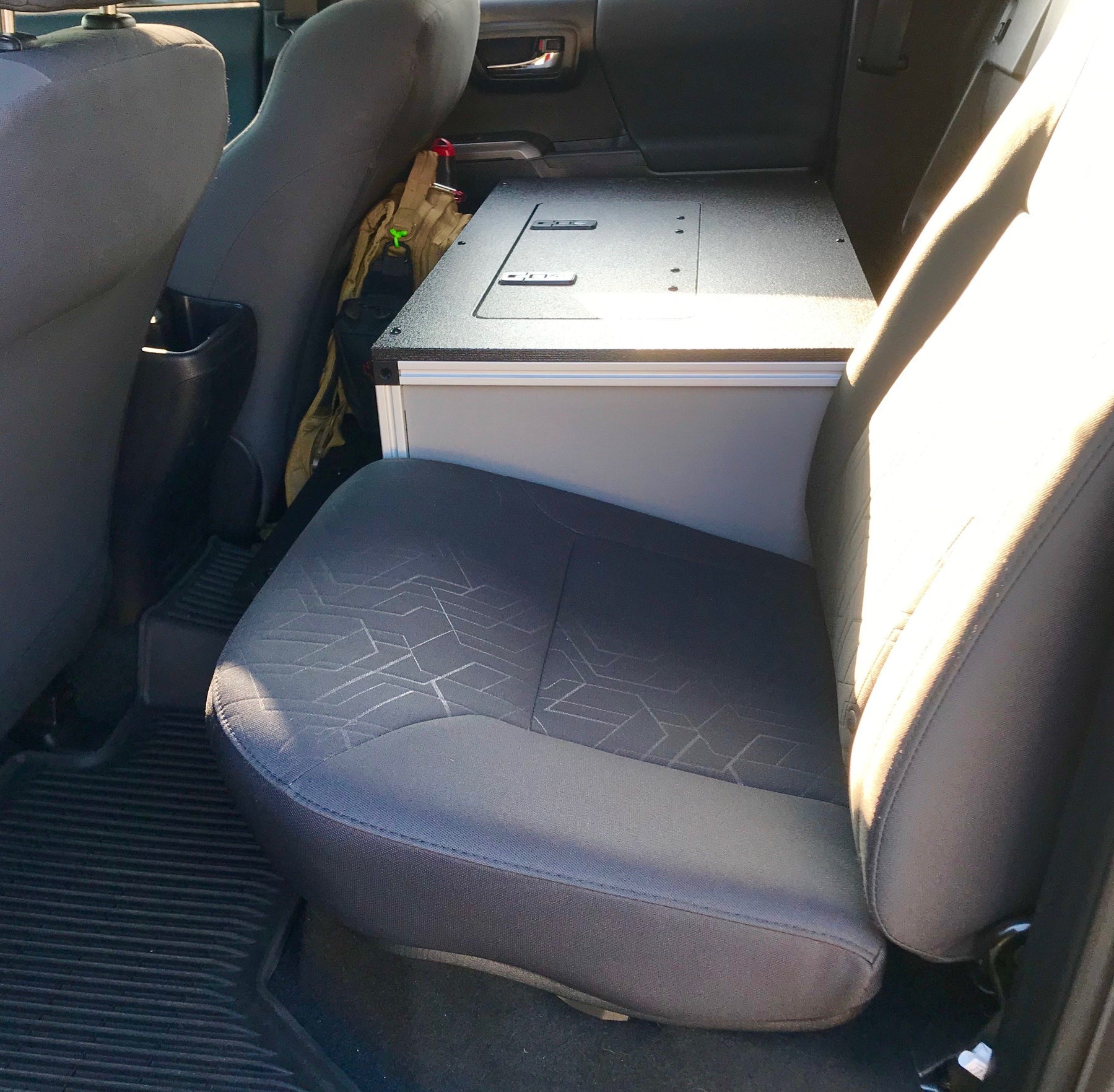 2005-2023 Toyota Tacoma Double Cab 2nd Row Single Drawer Storage Module (60% Passenger Side) - Perfect for Truck Organization & Road Trips