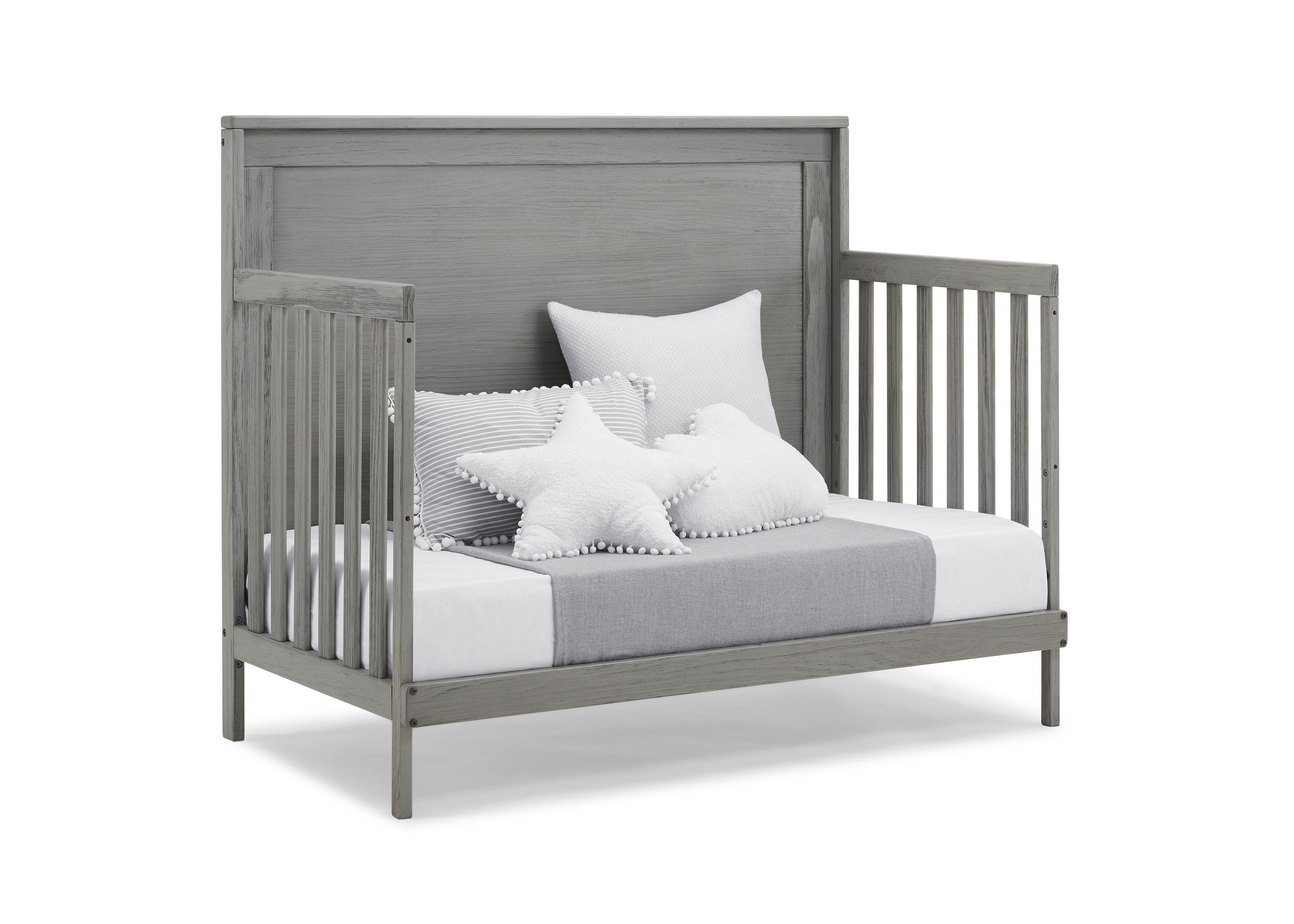 Willow 6-in-1 Convertible Baby Crib - Toddler Bed, Daybed & Full-Size Bed - Safe Nursery Furniture for Boys & Girls - Perfect for Nursery, Bedroom & Guest Room