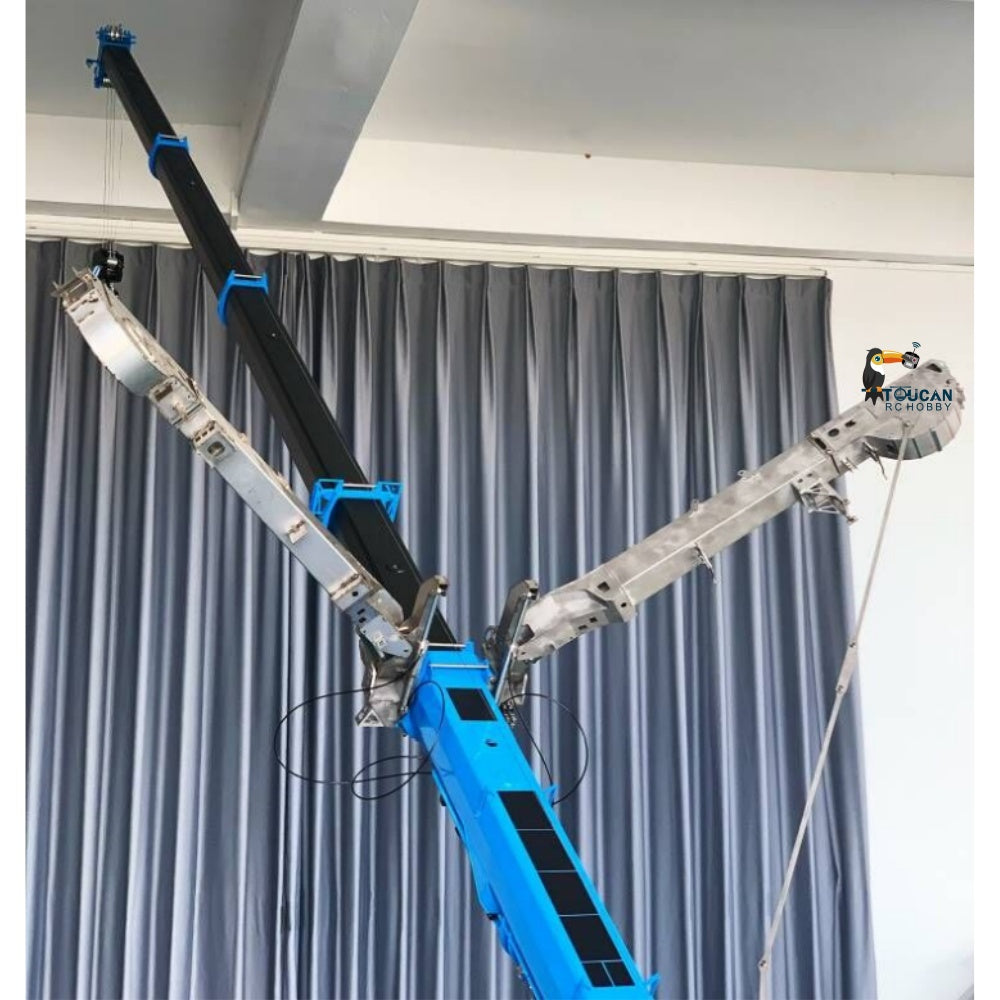 Eyewhale 1/14 Scale 6-Axle LTM1350 RC Hydraulic Mobile Crane - 5M Length Radio Controlled Heavy Duty Construction Vehicle, Ready-to-Run (PNP) Hobby Model for Adults - Perfect for Construction Site Simulation, RC Enthusiast Collections, and Engineering Education