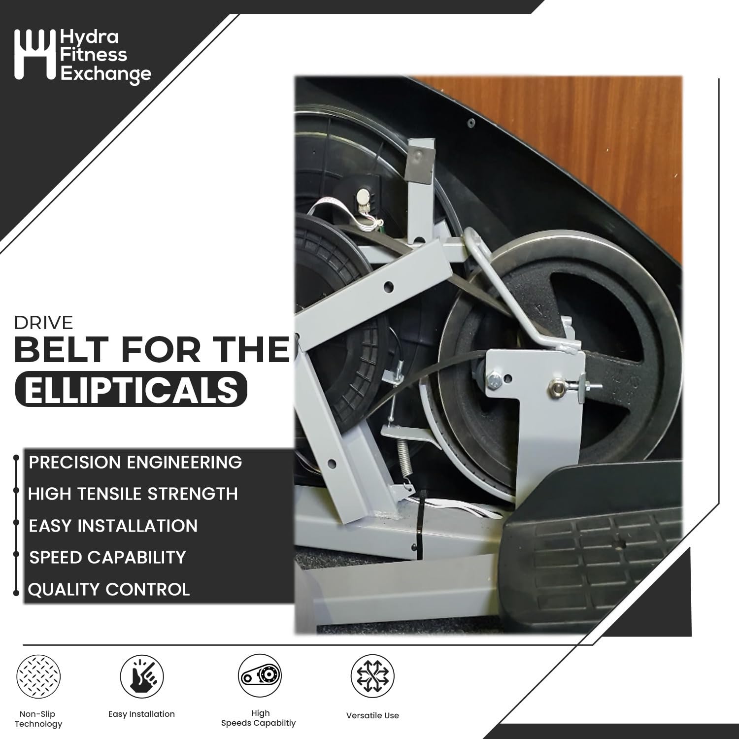 High Strength 8-Rib Poly V-Belt 47