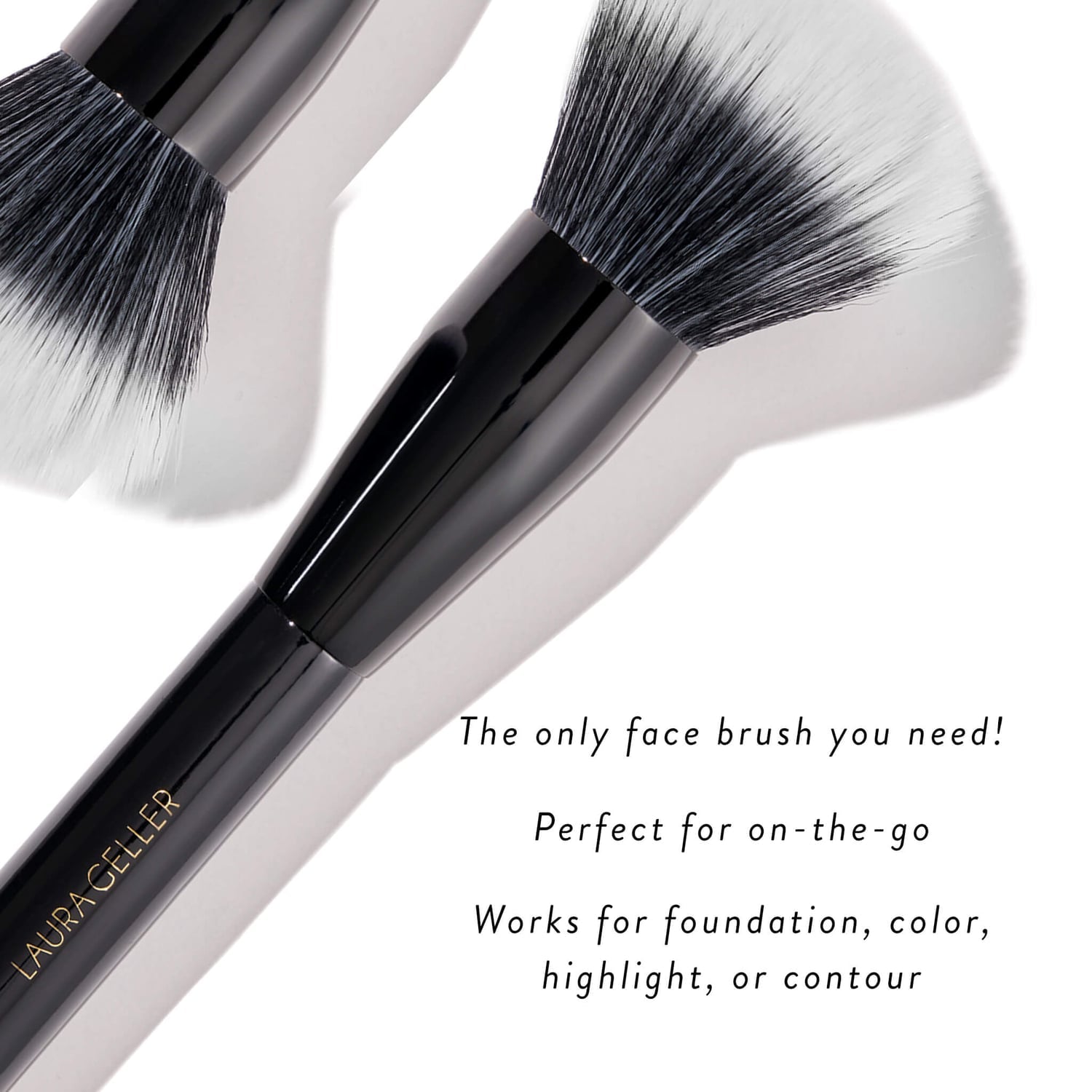Premium Full Face Powder Brush for Flawless Makeup Application - Soft & Dense Kabuki Brush for Loose & Pressed Powder, Foundation & Blush - Perfect for Daily Makeup, Contouring & Professional Use