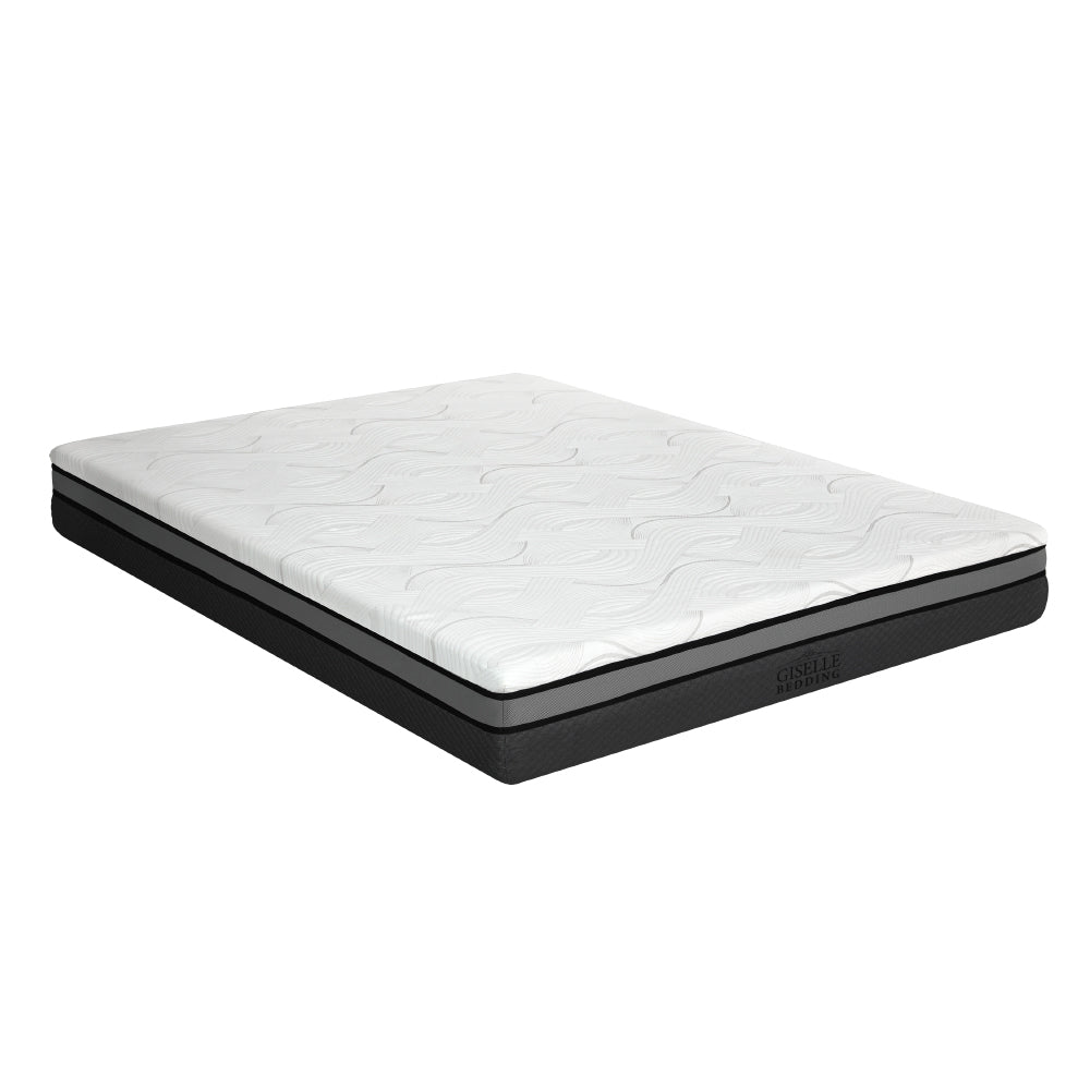 Belle Cool Gel Memory Foam Mattress 25cm (10 Inch) Thick Double Size - Pressure Relief & Temperature Regulation for Back Pain Relief, Perfect for Hot Sleepers & Side Sleepers - Bedroom, Guest Room, Dormitory Use