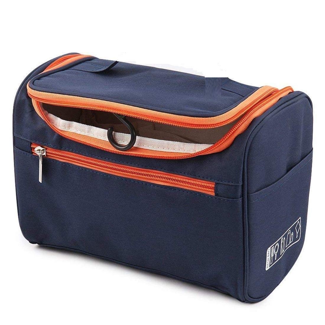 MK Zone Extra Large Multifunctional Travel Bag - Waterproof Makeup Organizer & Cosmetic Case with Hook, Perfect for Women's Travel, Home Storage & Grooming Kit (Multi-Colored) | Ideal for Air Travel, Gym, Beach & Daily Organization