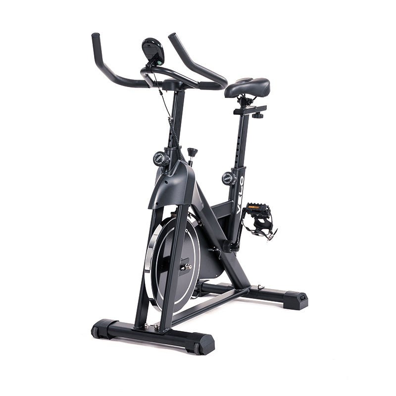Orbit OSP061 Velo Spin Bike - Indoor Cycling Exercise Bike with LCD Monitor, Adjustable Resistance & Comfortable Seat for Home Gym Workouts - Perfect for Cardio, Weight Loss & Fitness Training