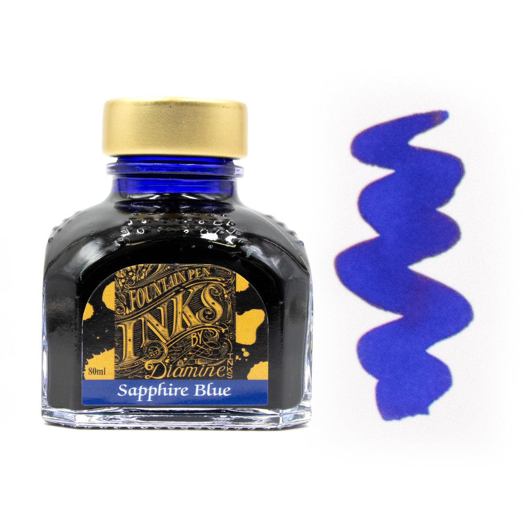 Premium Diamine Ink Bottle 80ml - Vibrant Fountain Pen Ink for Calligraphy, Journaling & Artistic Writing - Smooth Flow & Rich Colors