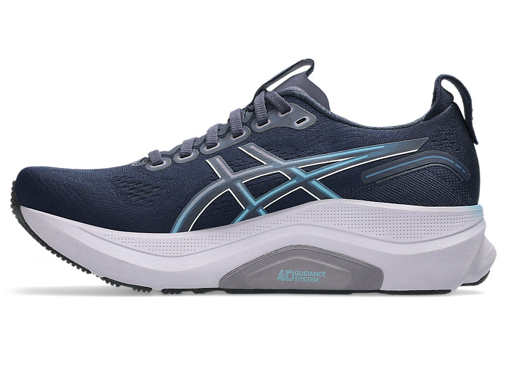 ASICS Women's GEL-Kayano 32 Running Shoes - 400 Midnight/Stillwater - Stability & Cushion for Long Distance Running, Jogging, Gym Workouts