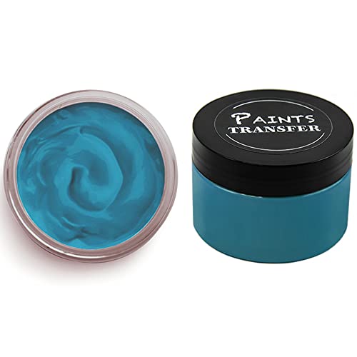 Cerulean Chalk Paste Paint for Stencils - Premium Transfer Ink for DIY Crafts, Home Decor & Wall Art Projects