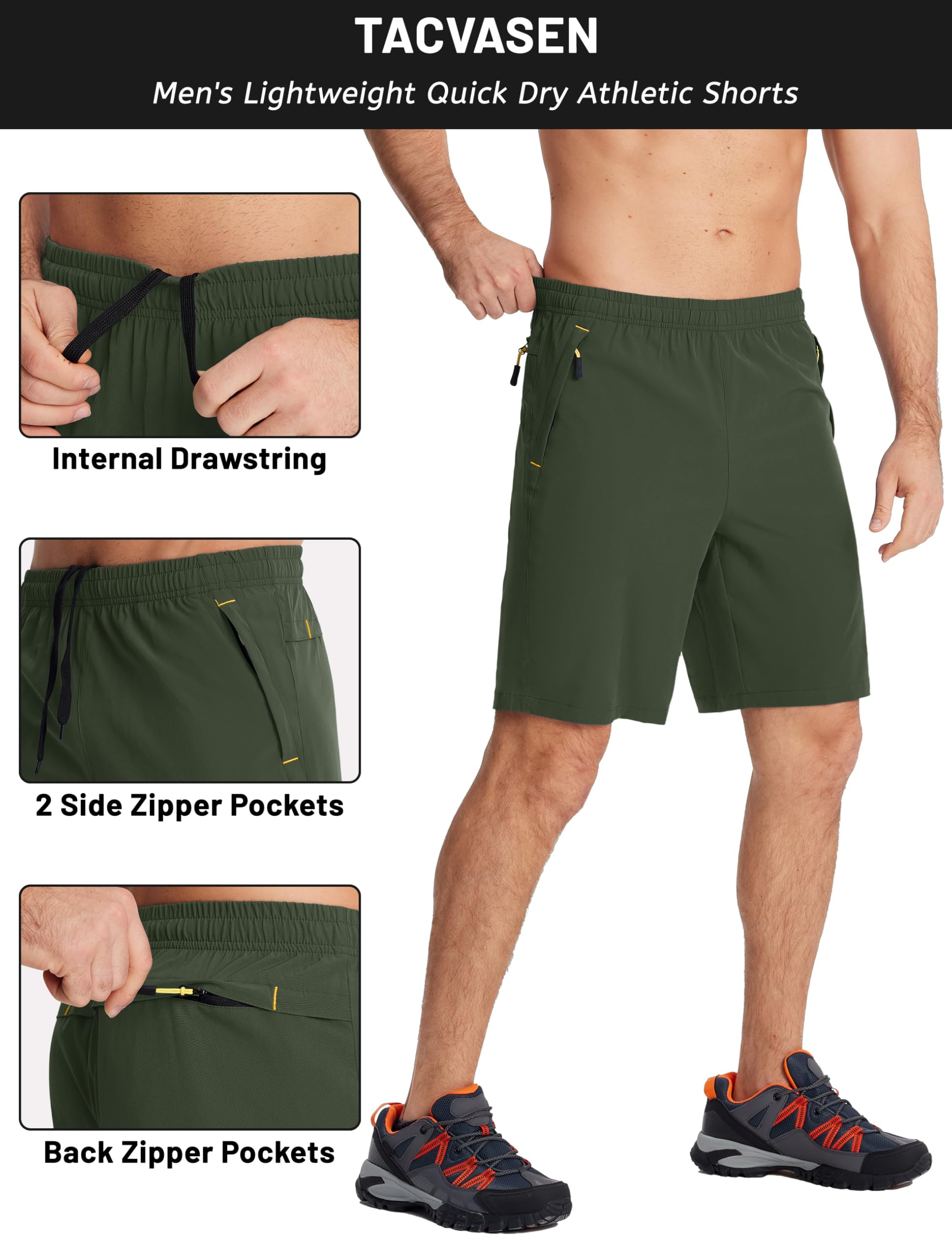 TACVASEN Men's 9