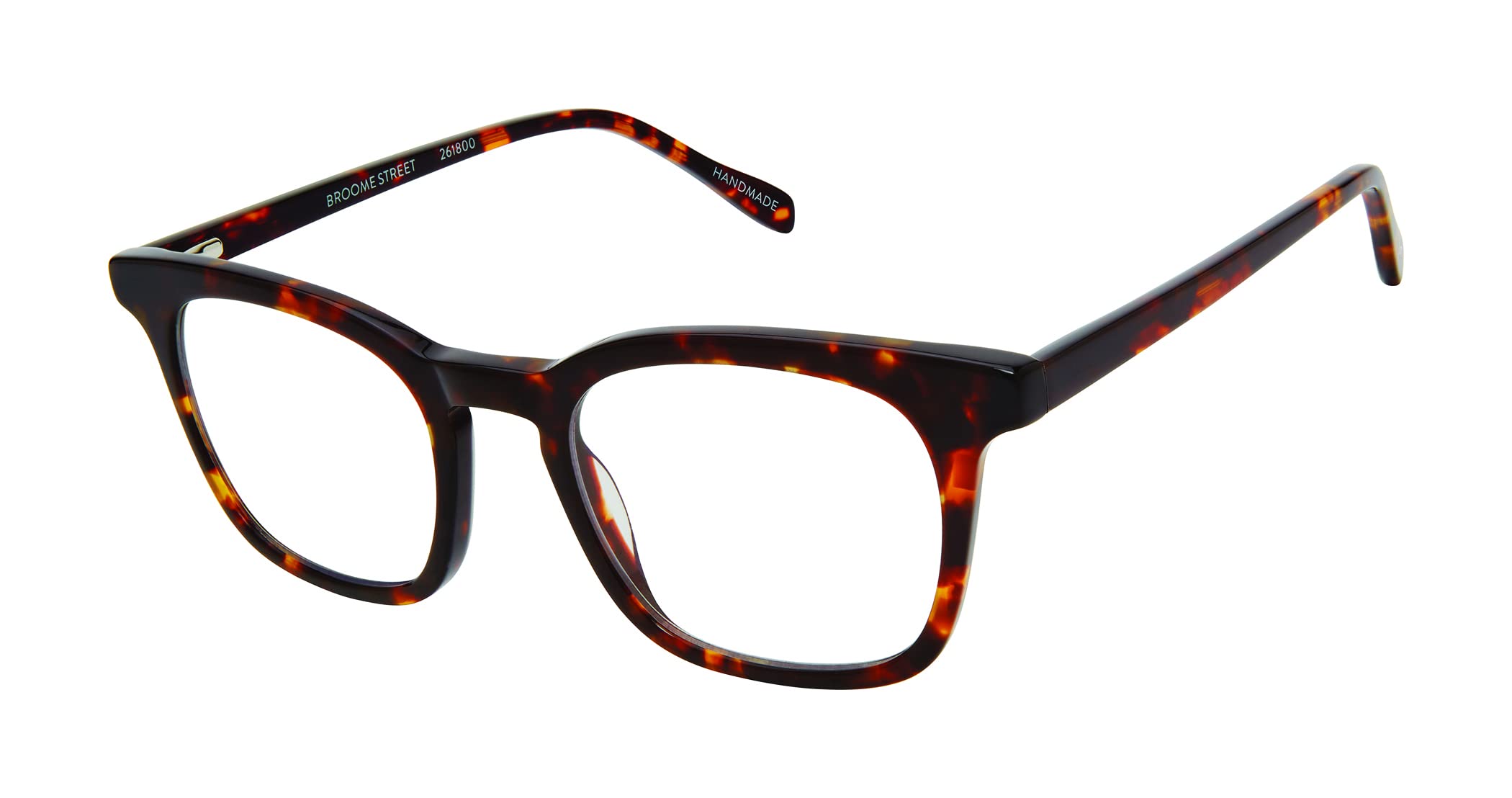 Scojo New York Broome Street Blue Light Blocking Reading Glasses - Handmade Anti-Scratch Computer Glasses for Women & Men | Perfect for Office Work, Screen Time & Night Reading