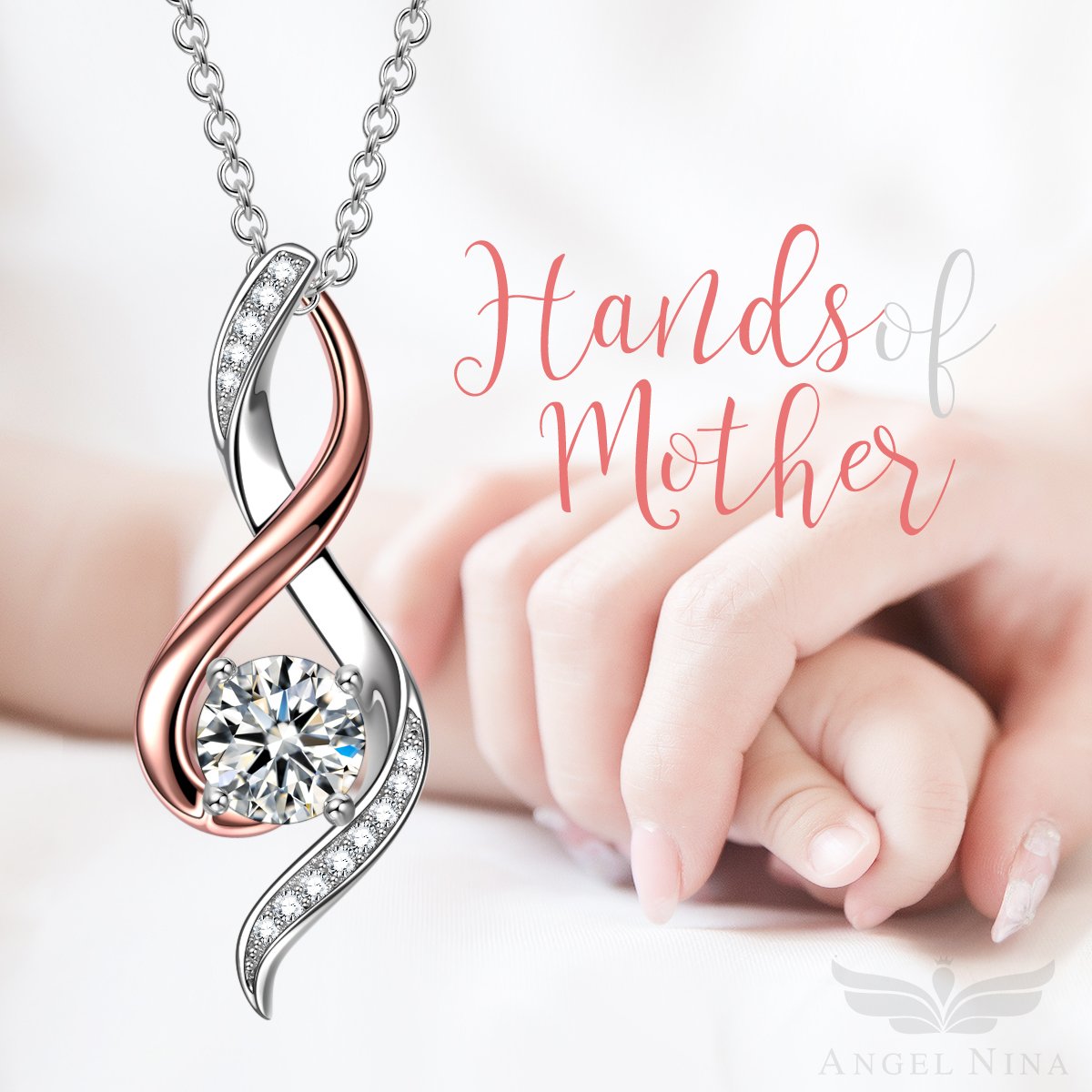 925 Sterling Silver Necklace for Women - White Gold Plated Cubic Zirconia Pendant with Gift Box | Elegant Jewelry Gift for Christmas, Birthday, Anniversary | Perfect for Date Night, Wedding & Special Occasions