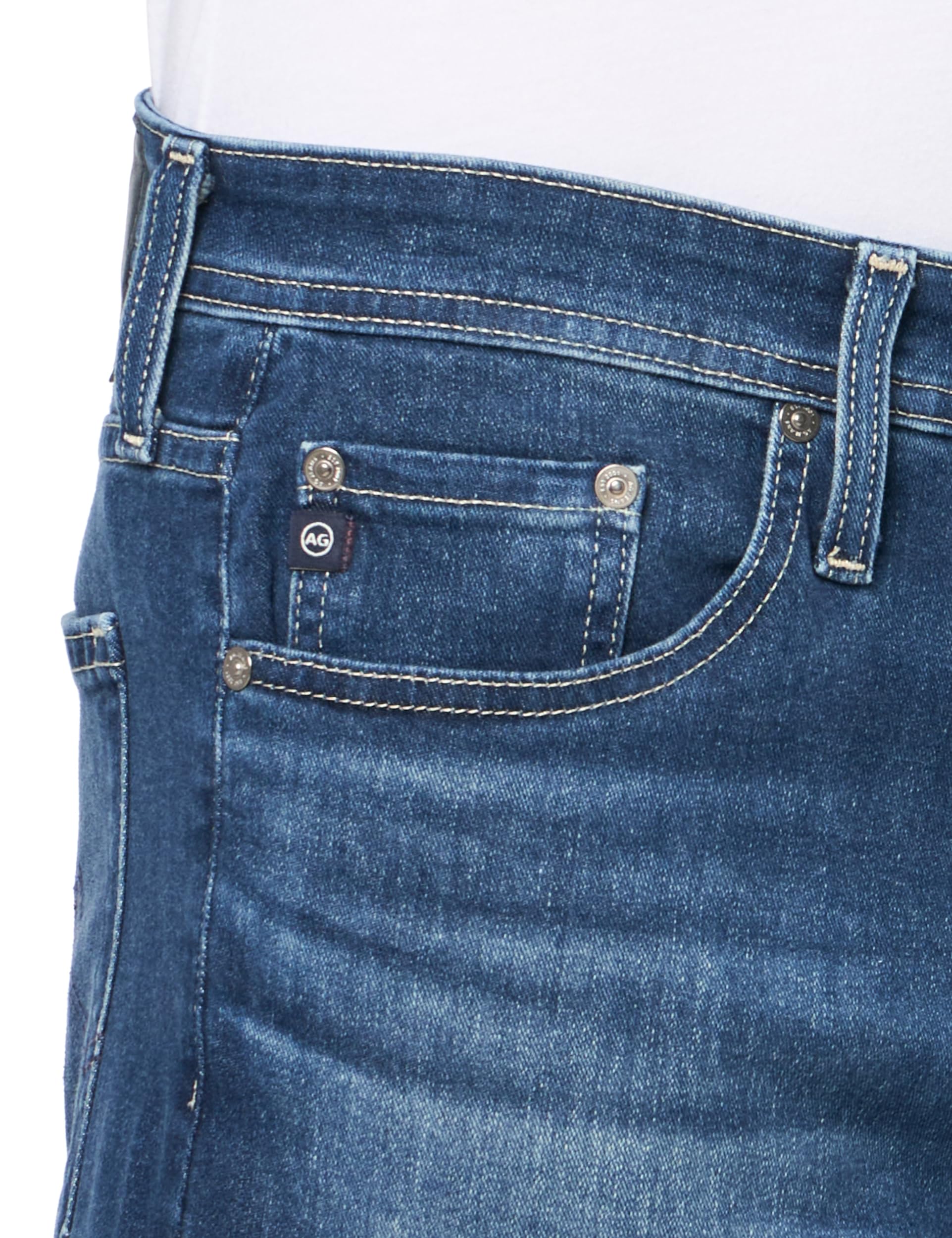 AG Jeans Men's Everett Slim Straight Fit Jean - Dark Wash, 34W x 34L | Comfortable & Stylish Denim Pants for Casual Wear, Work & Everyday Outfits