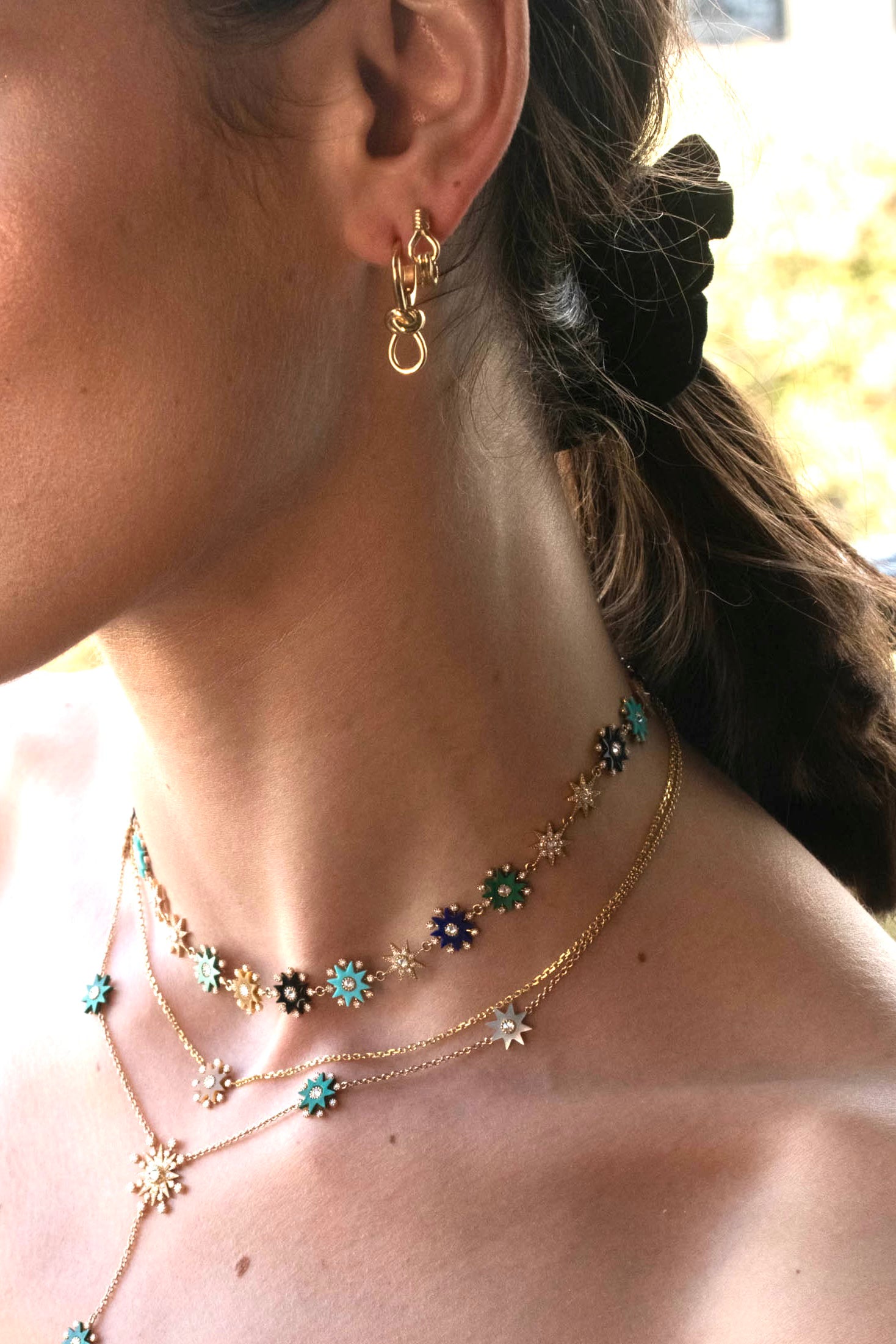Toi et Moi Madame Earrings - Elegant French Inspired Jewelry for Women | Perfect for Weddings, Date Nights & Special Occasions