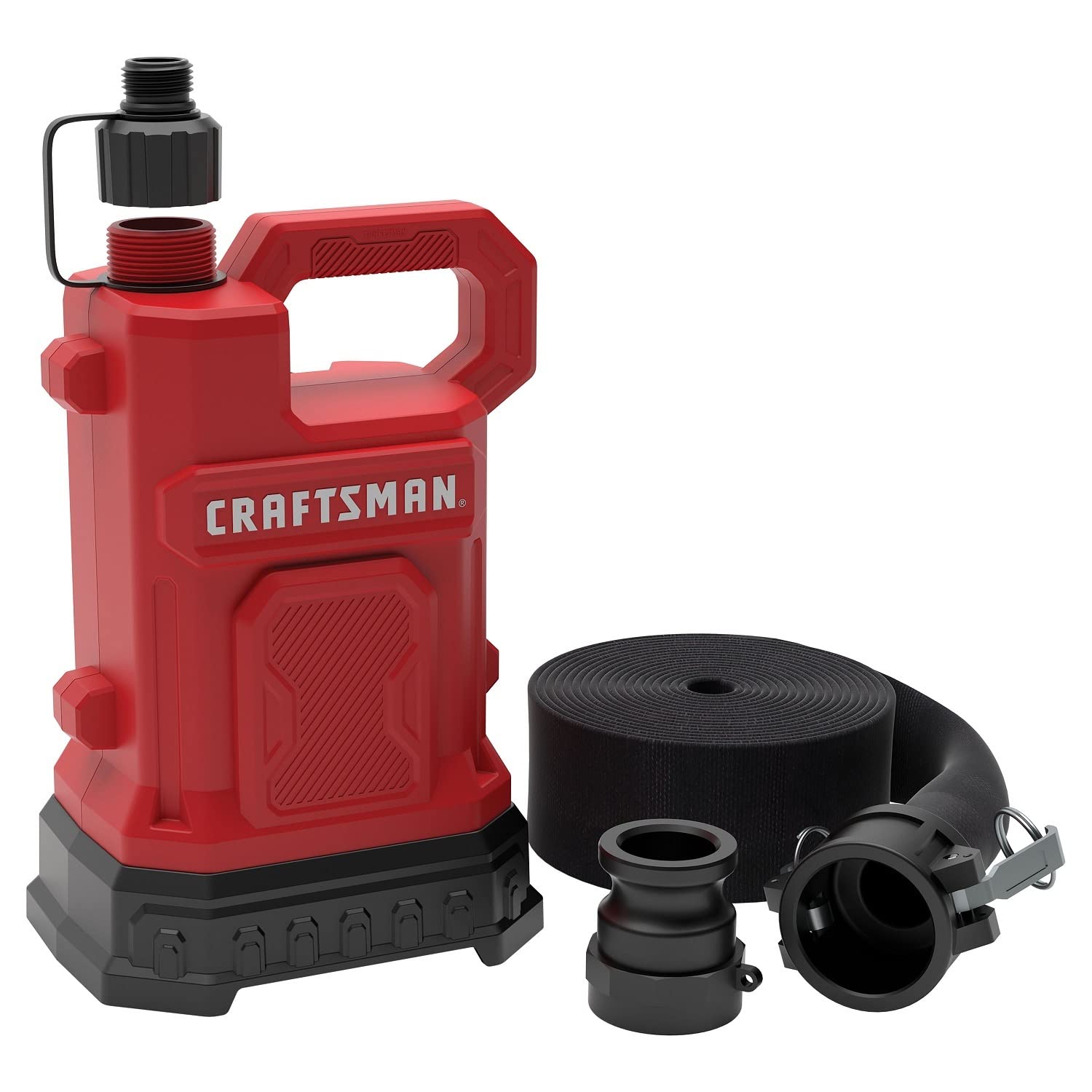 **CRAFTSMAN 1/2 HP Thermoplastic Submersible Water Pump with Hose Kit – 3000 GPH High Flow for Pools, Ponds & Flood Control**
