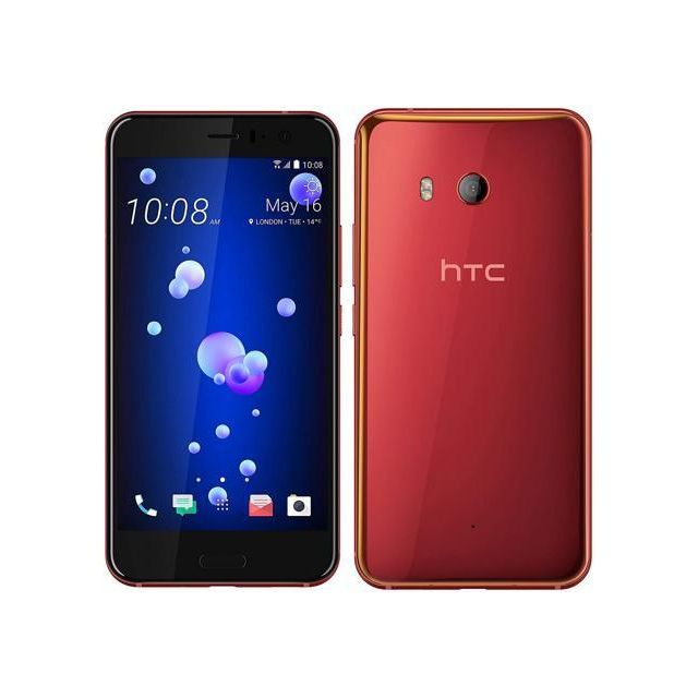 HTC U11 64GB Unlocked Smartphone - Solar Red (GSM Compatible) for Work, Travel & Everyday Use