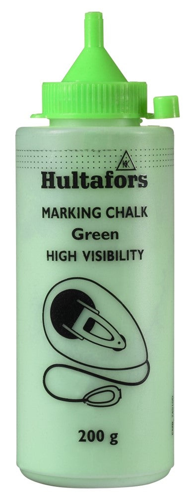 Hultafors High Visibility Chalk Line Refill - Bright Blue Chalk Powder for Construction, Carpentry & DIY Marking - Perfect for Outdoor and Indoor Use