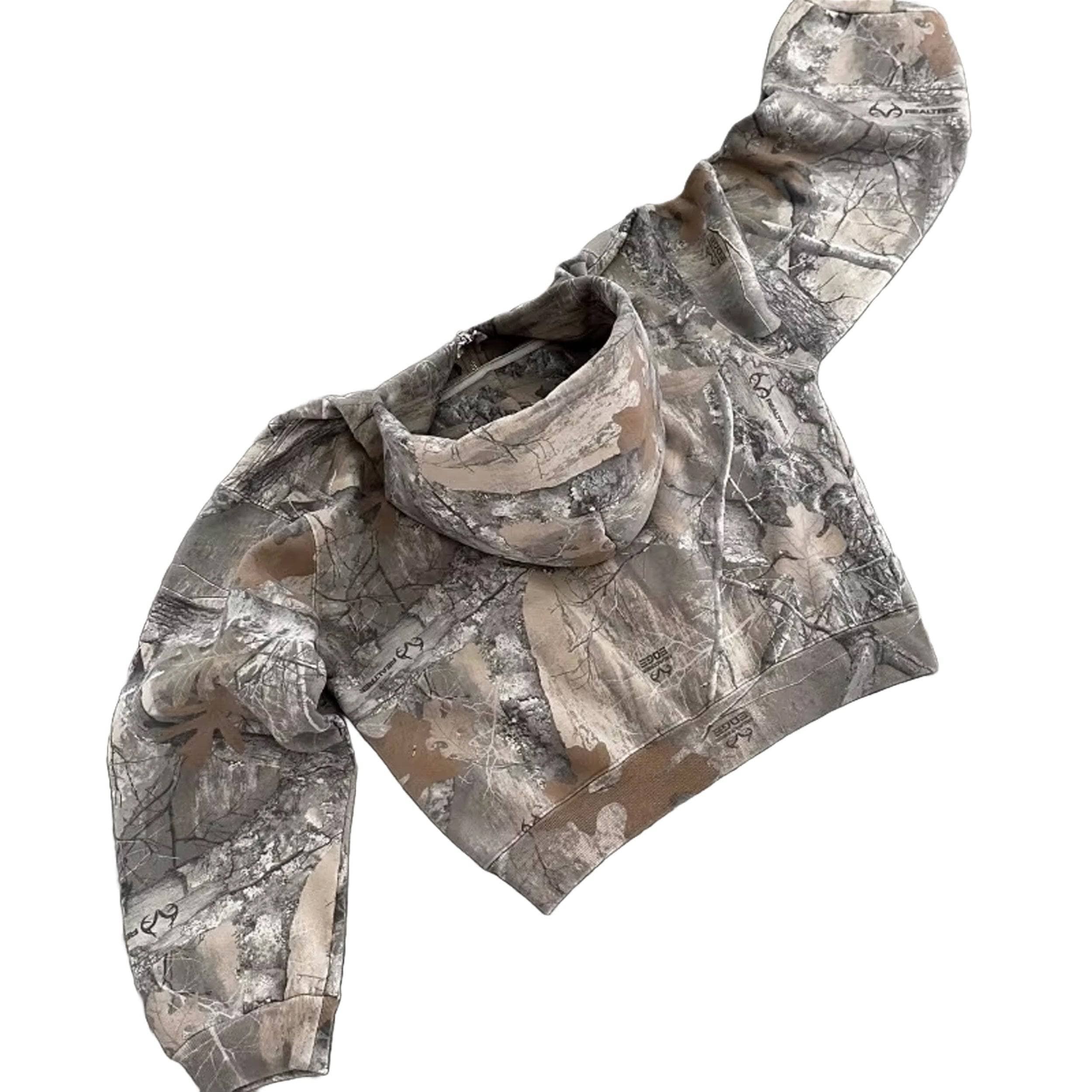 Field Shadow Camo Hoodie for Men - Tactical Hunting Jacket with Concealment Pattern | Outdoor Adventure, Airsoft & Military Training Gear