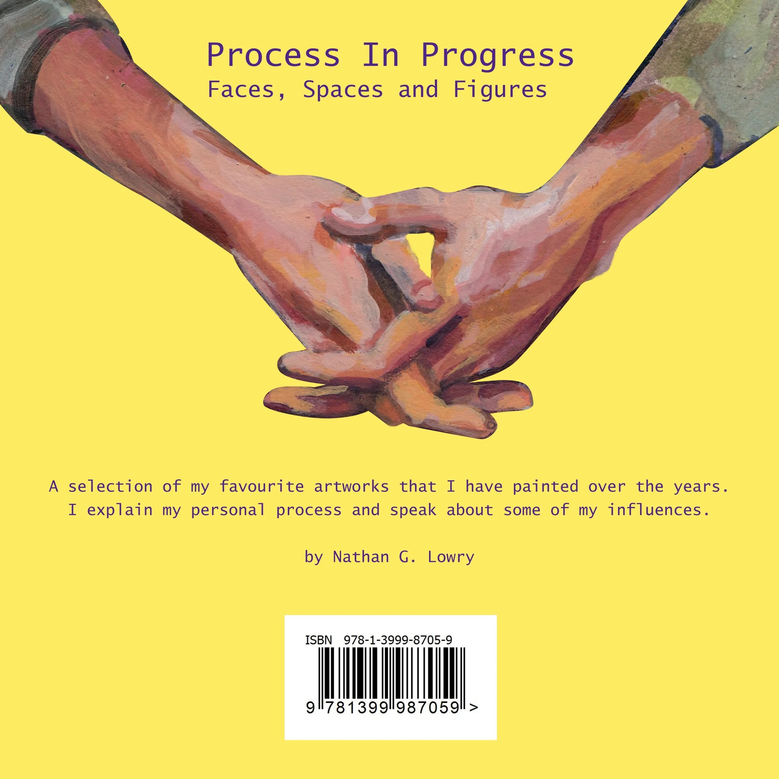 Nathan G. Lowry Signed Art Book - Process In Progress: Faces, Spaces and Figures - Contemporary Art Collection for Home Decor & Office Display