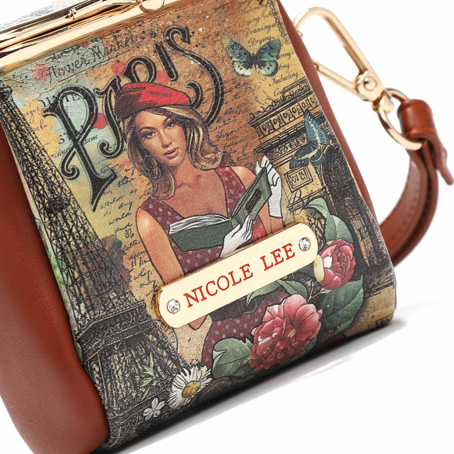 Reyna Mini Wristlet Crossbody Bag - Small Leather Wallet Purse for Women - Perfect for Parties, Travel & Everyday Use