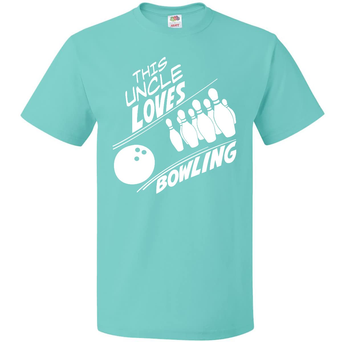 Inktastic Funny Bowling Uncle T-Shirt - Cool Graphic Tee for Bowling Lovers & Fans - Perfect Gift for Uncle's Birthday or Bowling Tournament