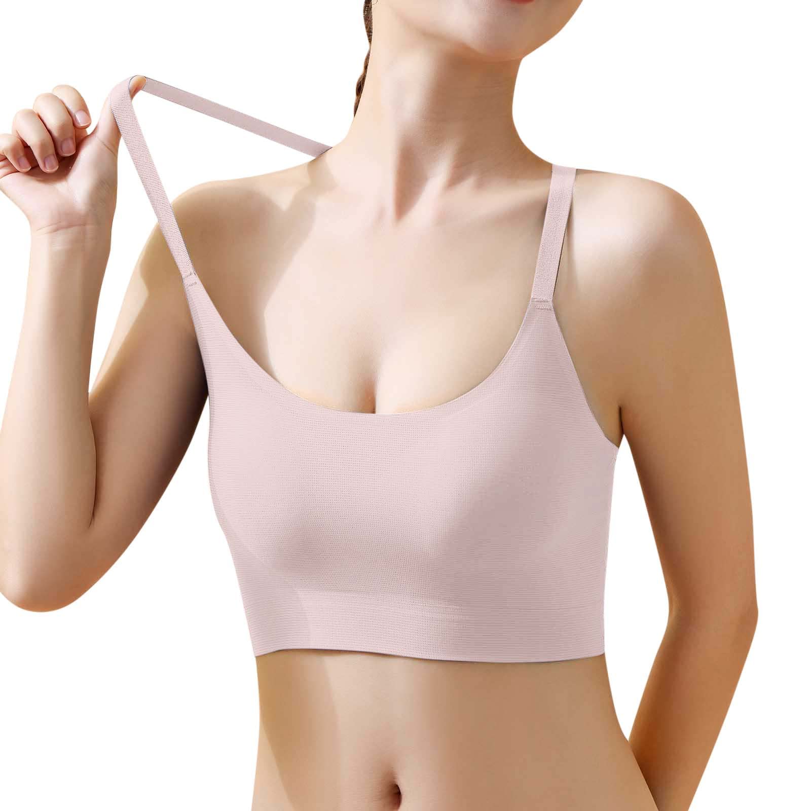 Women's Seamless Sports Bra - No Steel Ring Yoga Bra for Women - Comfortable Push Up Vest Bras for Workout & Lingerie - Perfect for Yoga, Gym, Running & Daily Wear
