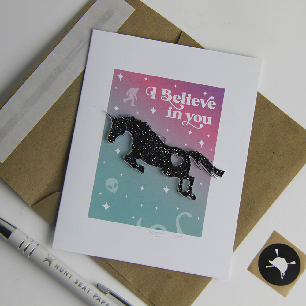 I Believe Charm Card - Inspirational Gift for Friends & Family - Perfect for Birthdays, Anniversaries & Special Occasions
