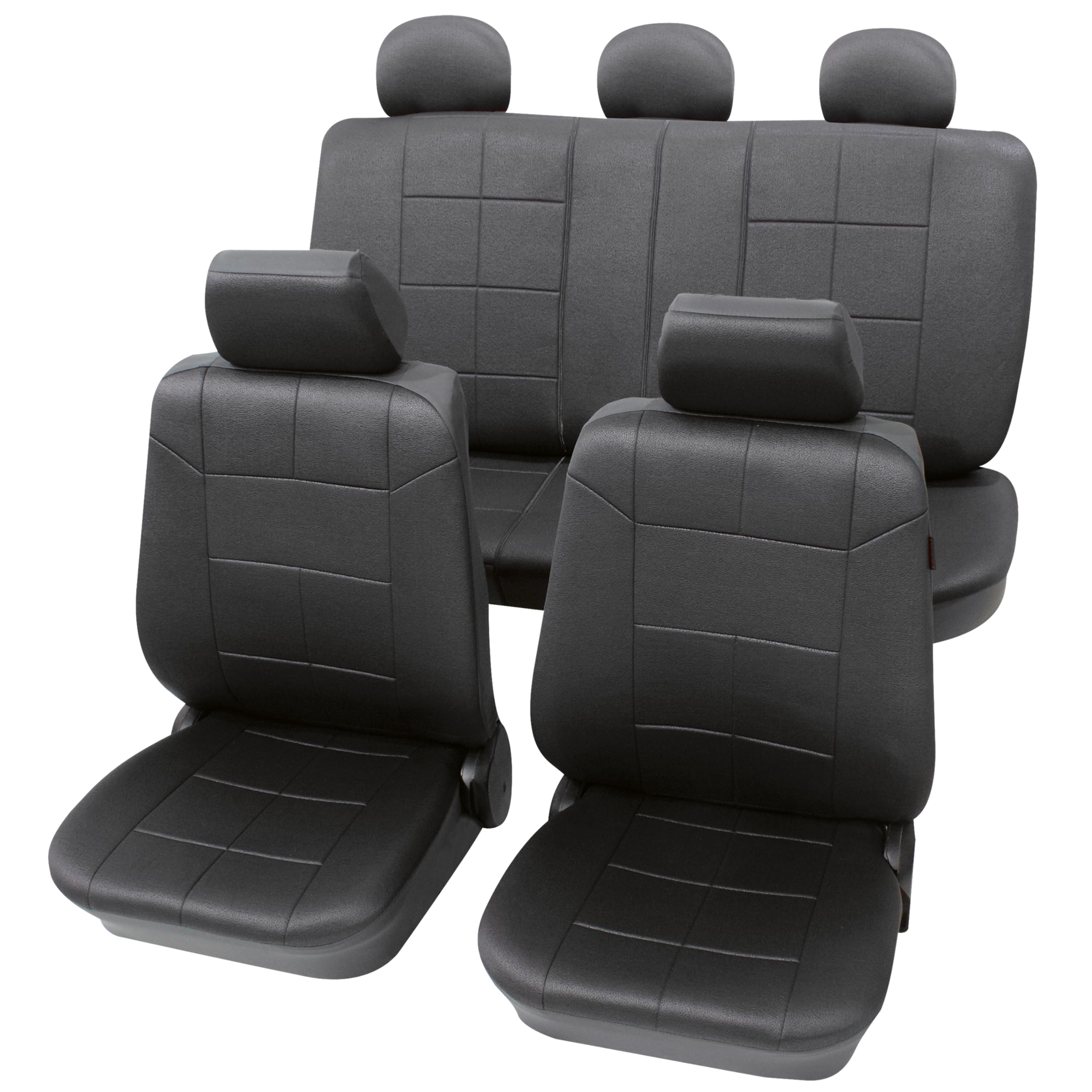 Petex 22574901 Premium Car Seat Covers - Universal Fit for Cars, Trucks & SUVs - Waterproof & Anti-Slip Protection - Perfect for Daily Commute, Road Trips & Pet Transport