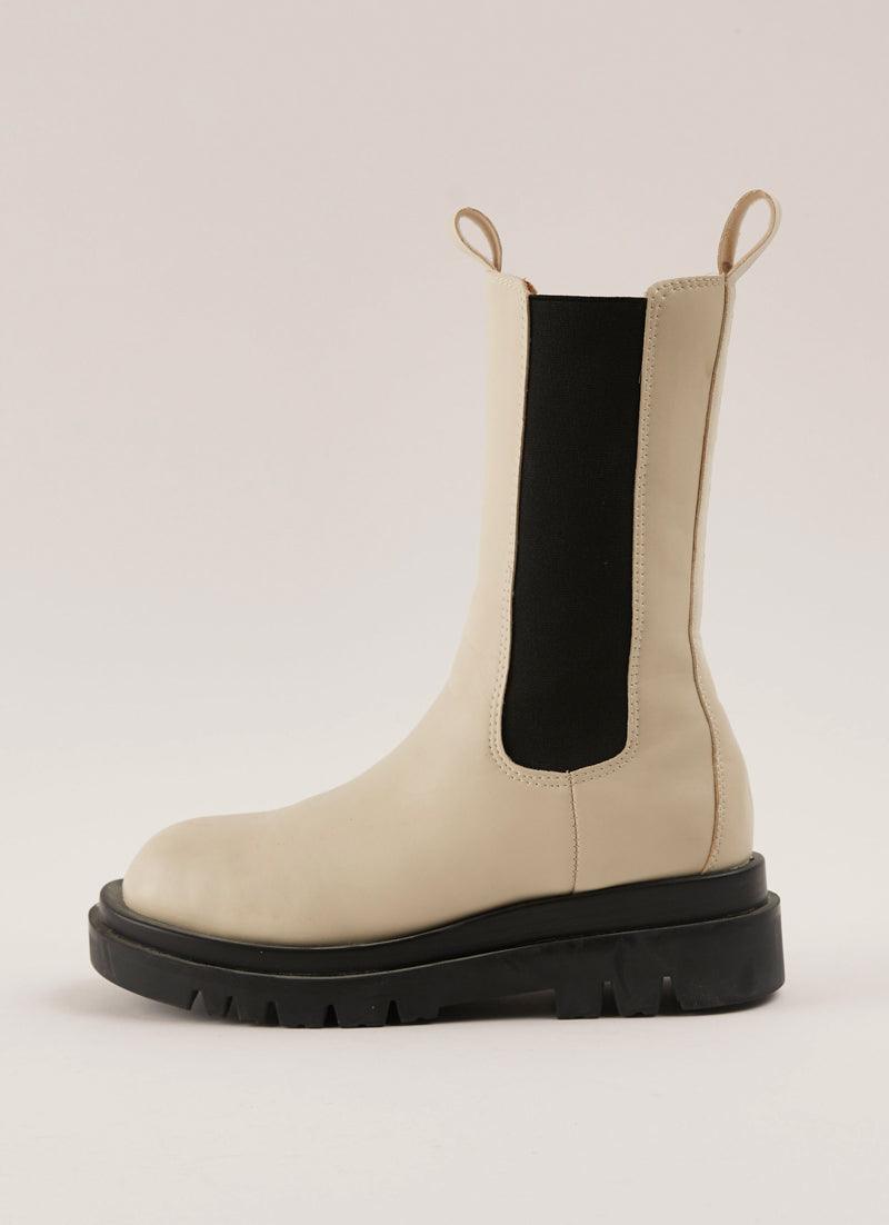 Annalise Boot in Bone Color - Stylish & Comfortable Women's Ankle Boots for Casual Wear, Office & Night Out