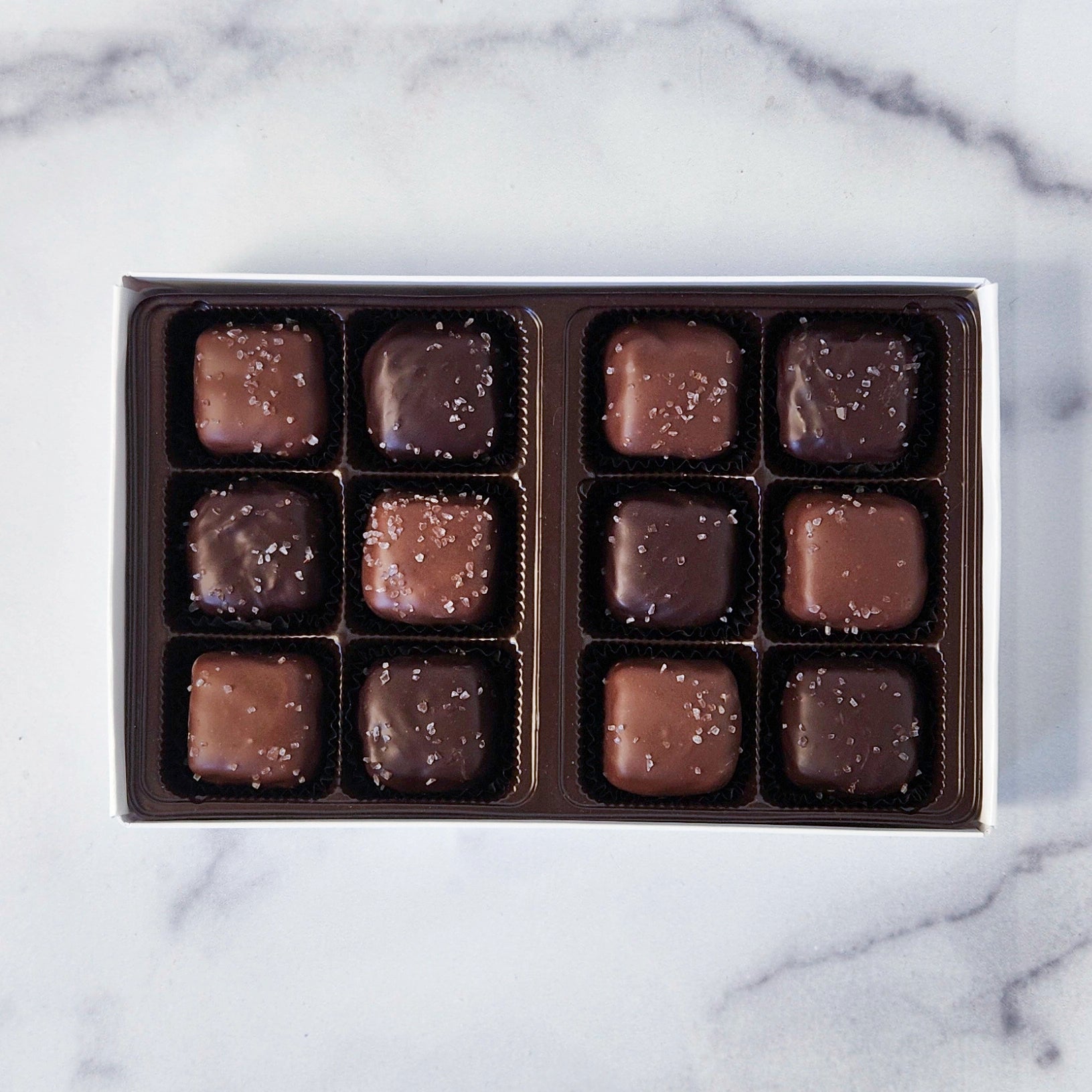 Delicious Sea Salt Caramel Candy Assortment - Gourmet Chocolate Treats for Gifts, Parties & Dessert Lovers