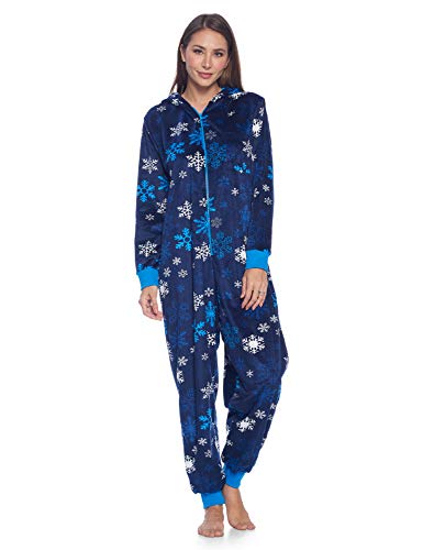 Navy Frozen Snowflake